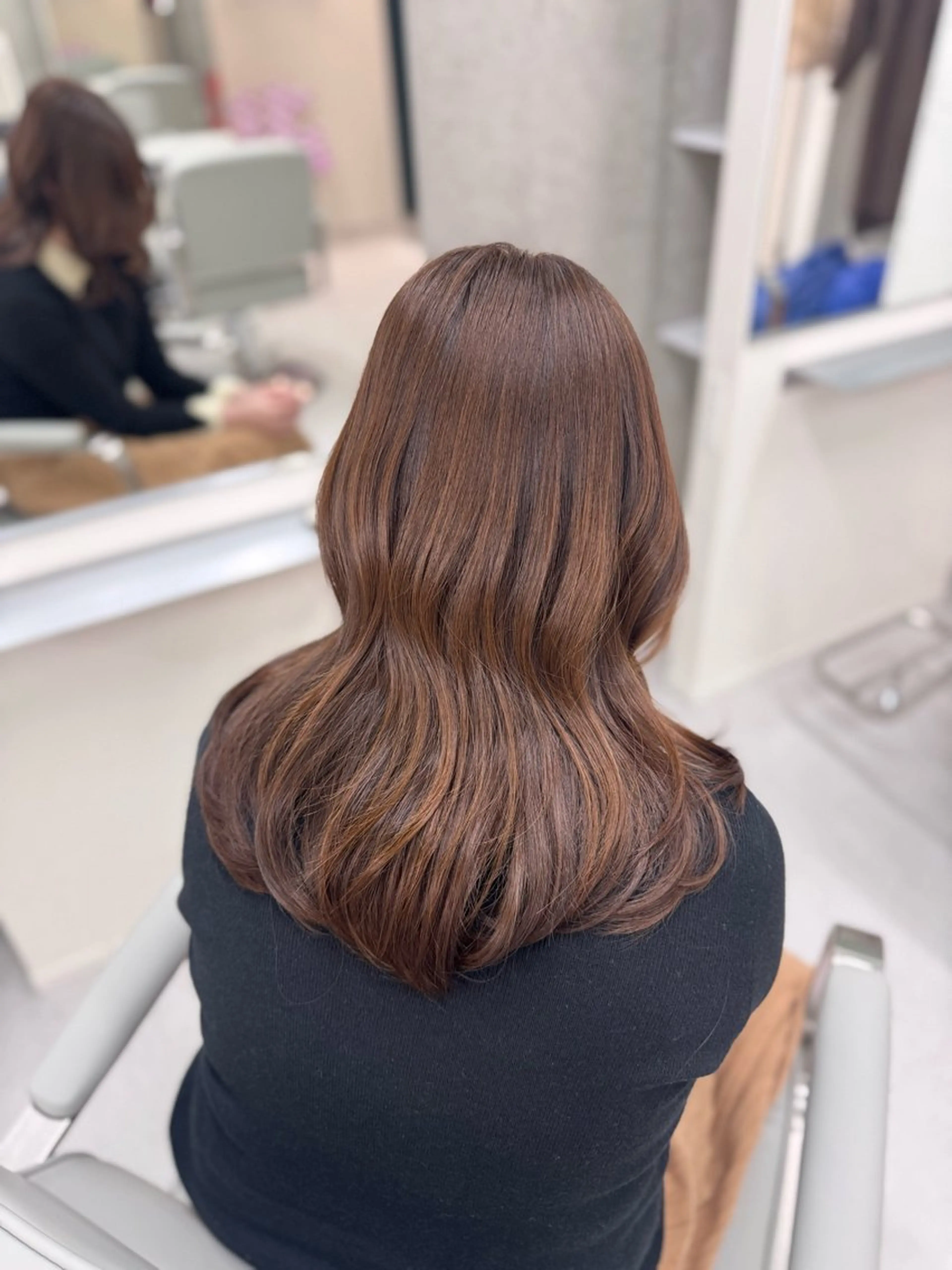 セミロング ヘアカラー PELE SAKAE /Sayakaのヘアスタイル