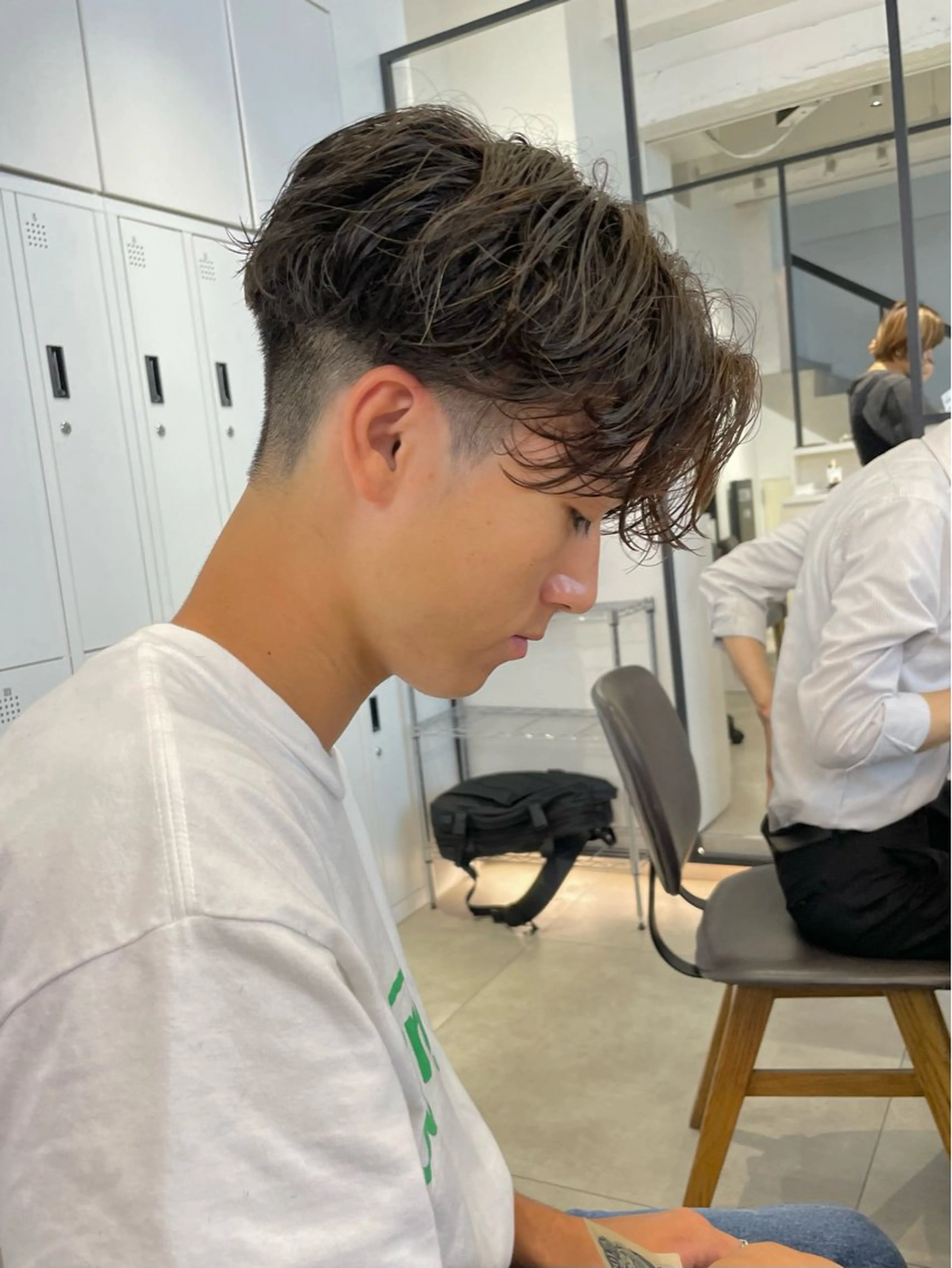 ショート パーマ メンズ カット パーマ 🇰🇷カルマパーマ kaito🇰🇷のヘアスタイル