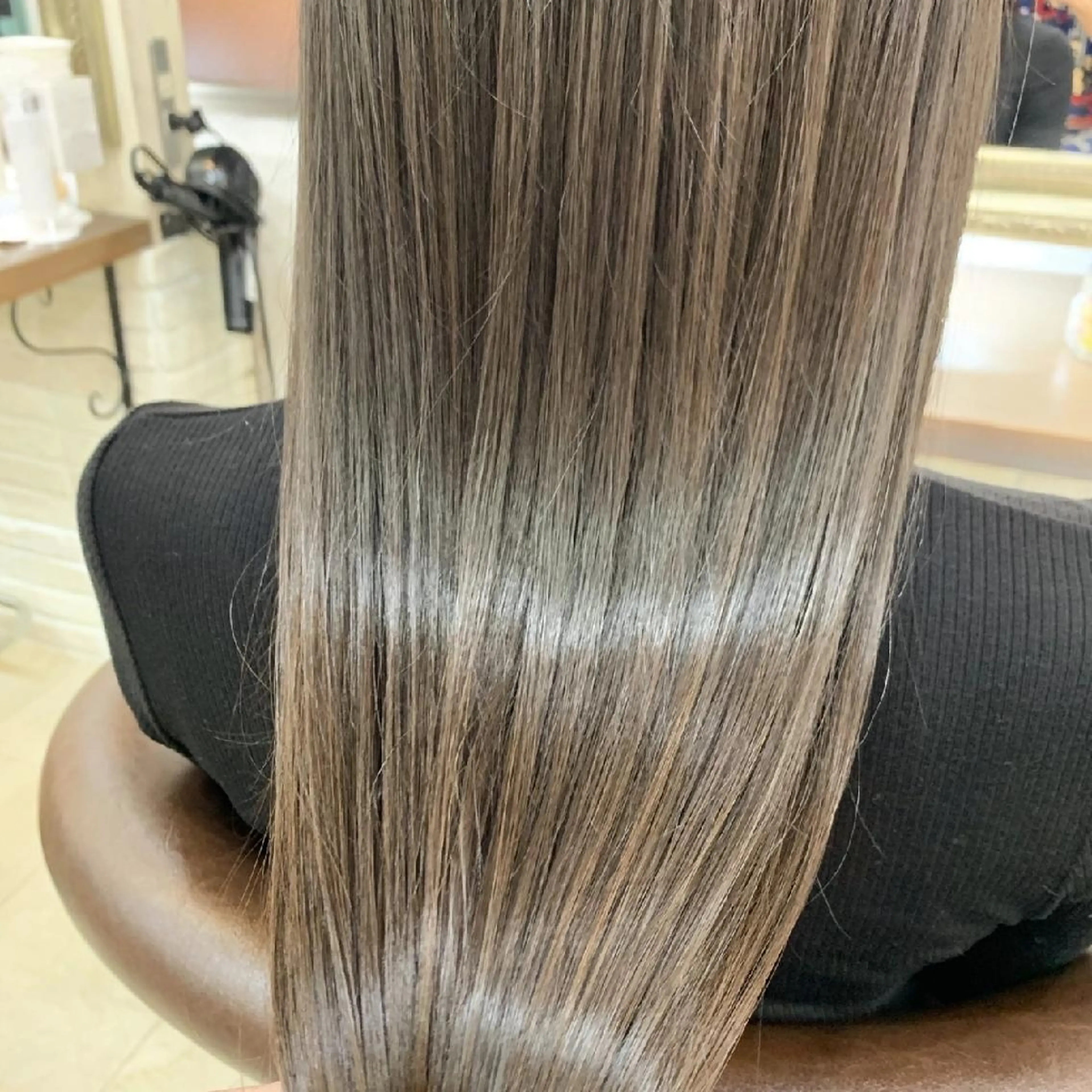 ロング カラー カット 縮毛矯正 トリートメント 韓国ヘア🇰🇷 レイヤー/芝春樹のヘアスタイル