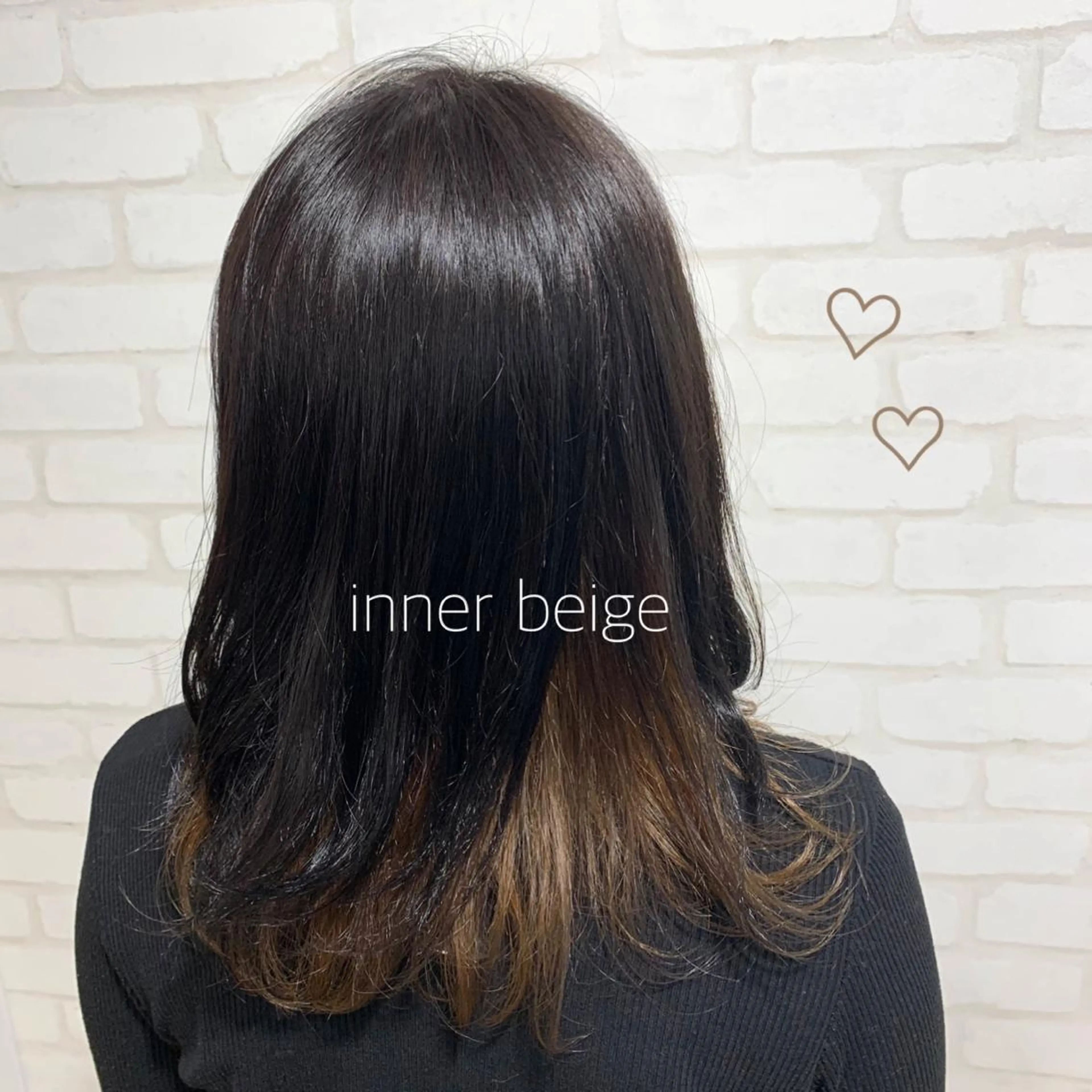 セミロング カラー ブリーチ カット ヘアカラー トリートメント 🌷お洒落推しカラー moe🐰🌷のヘアスタイル