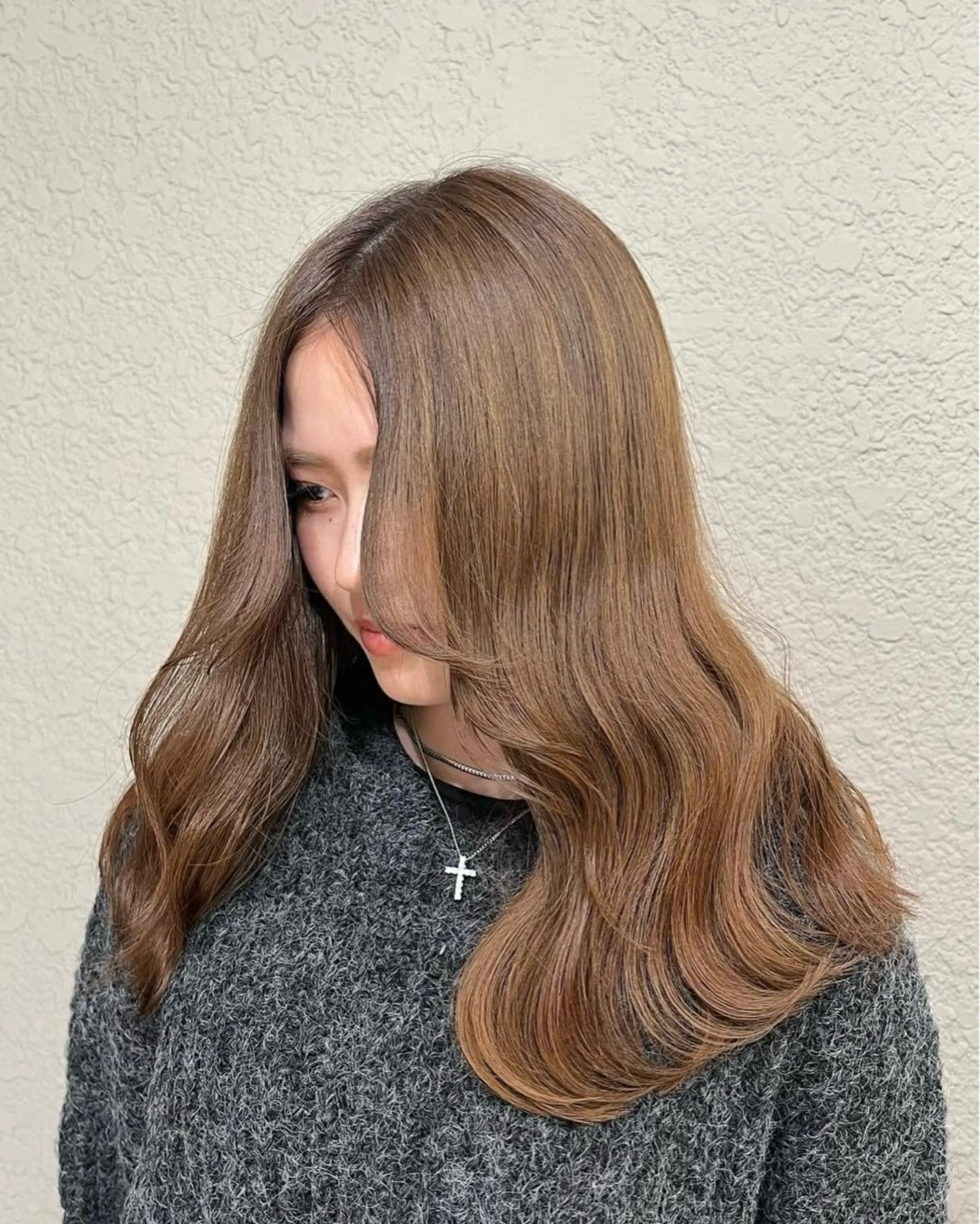 セミロング カット ヘアカラー トリートメント 🏅EIGHT難波/ 【店長】タモツのヘアスタイル