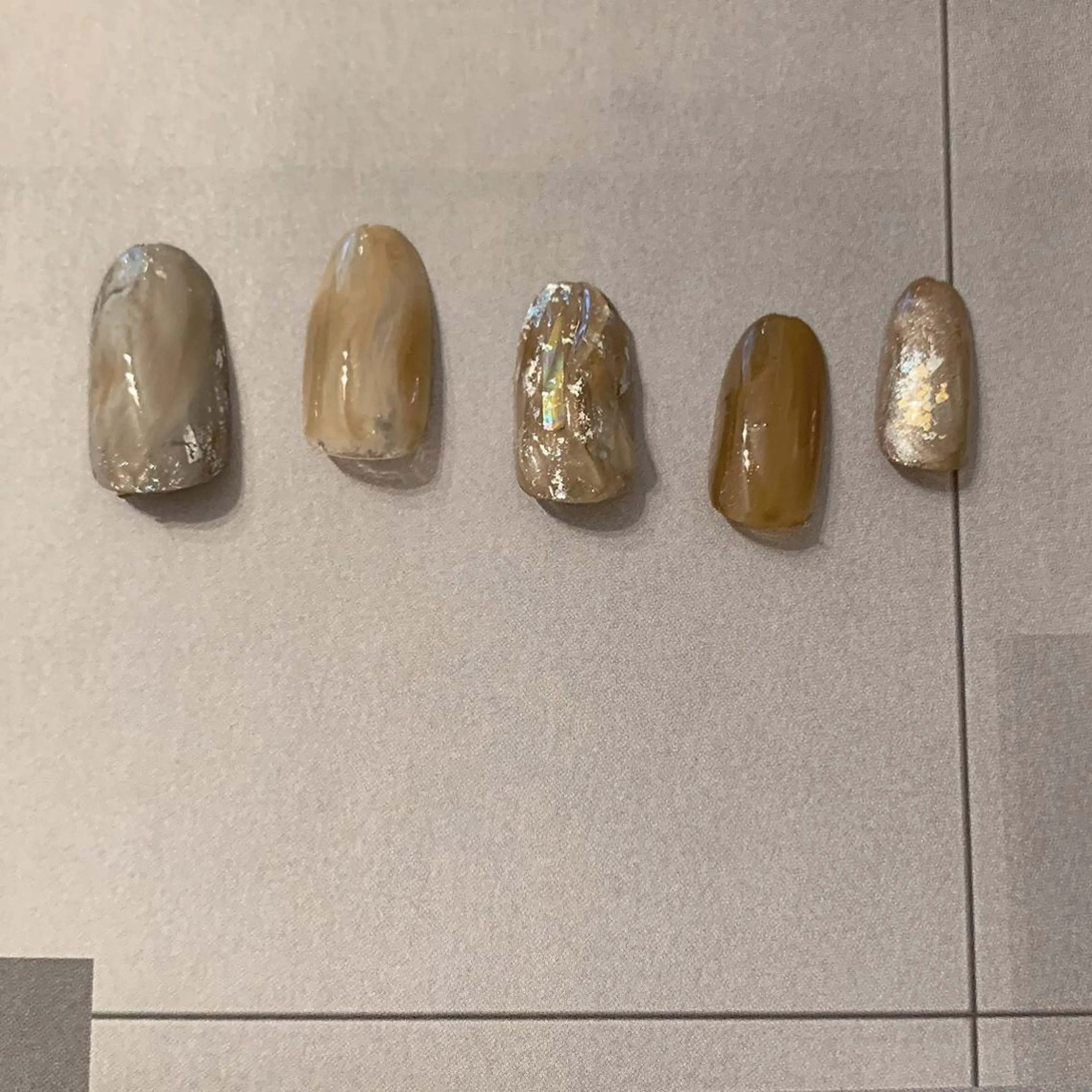 ネイル ブラウン nable.所属・栗林 実莉のネイルデザイン