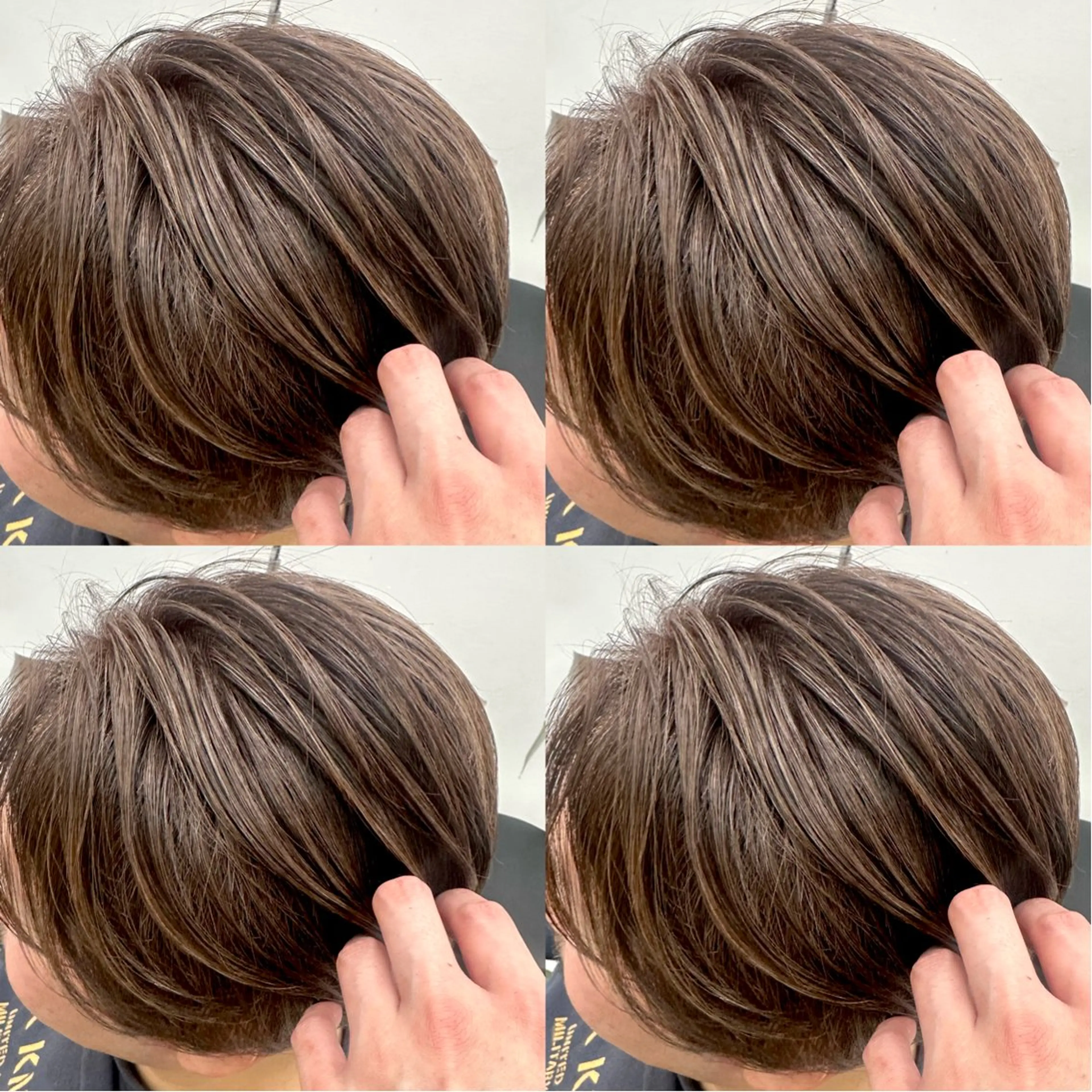 ショート カラー カット ヘアカラー 髪質改善× 白髪ぼかし溝江のヘアスタイル