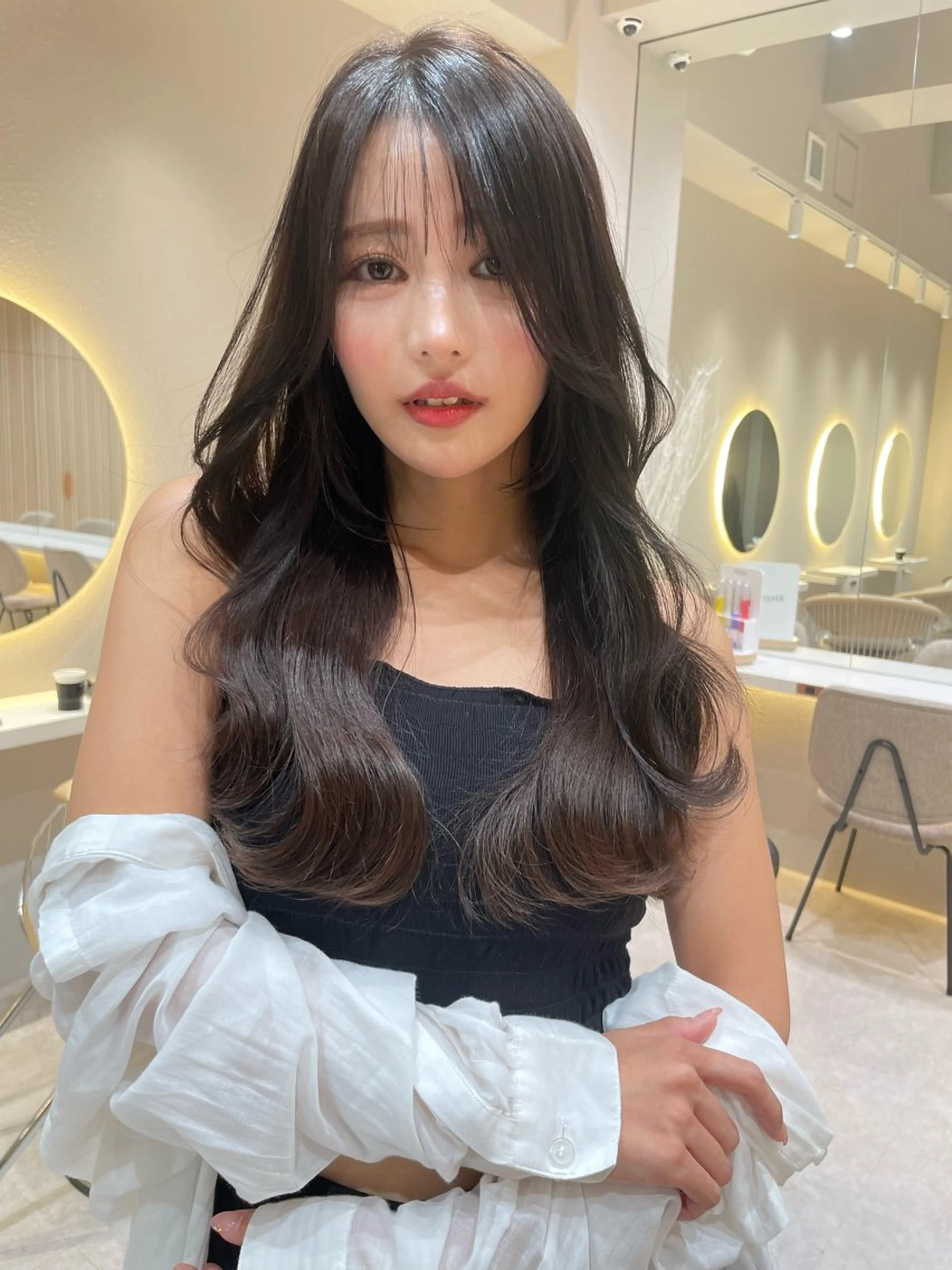 ロング カラー バレイヤージュ ブリーチ ケアブリーチ ダブルカラー ハイライトカラー 美髪/カラー 美容院🌈渡辺隼也のヘアスタイル