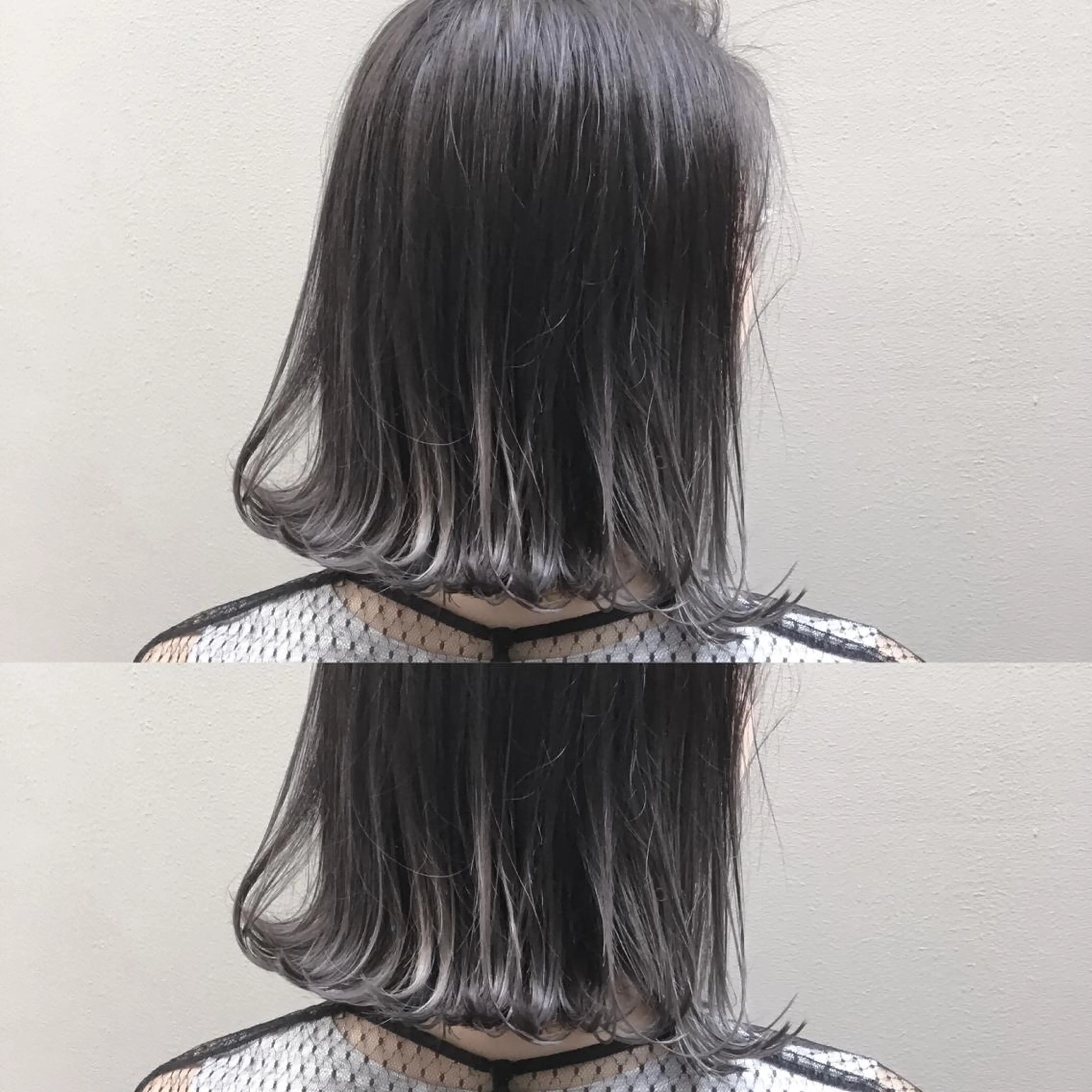 ミディアム カット パーマ 堀江/心斎橋/西大橋 四ツ橋【Vers】のヘアスタイル