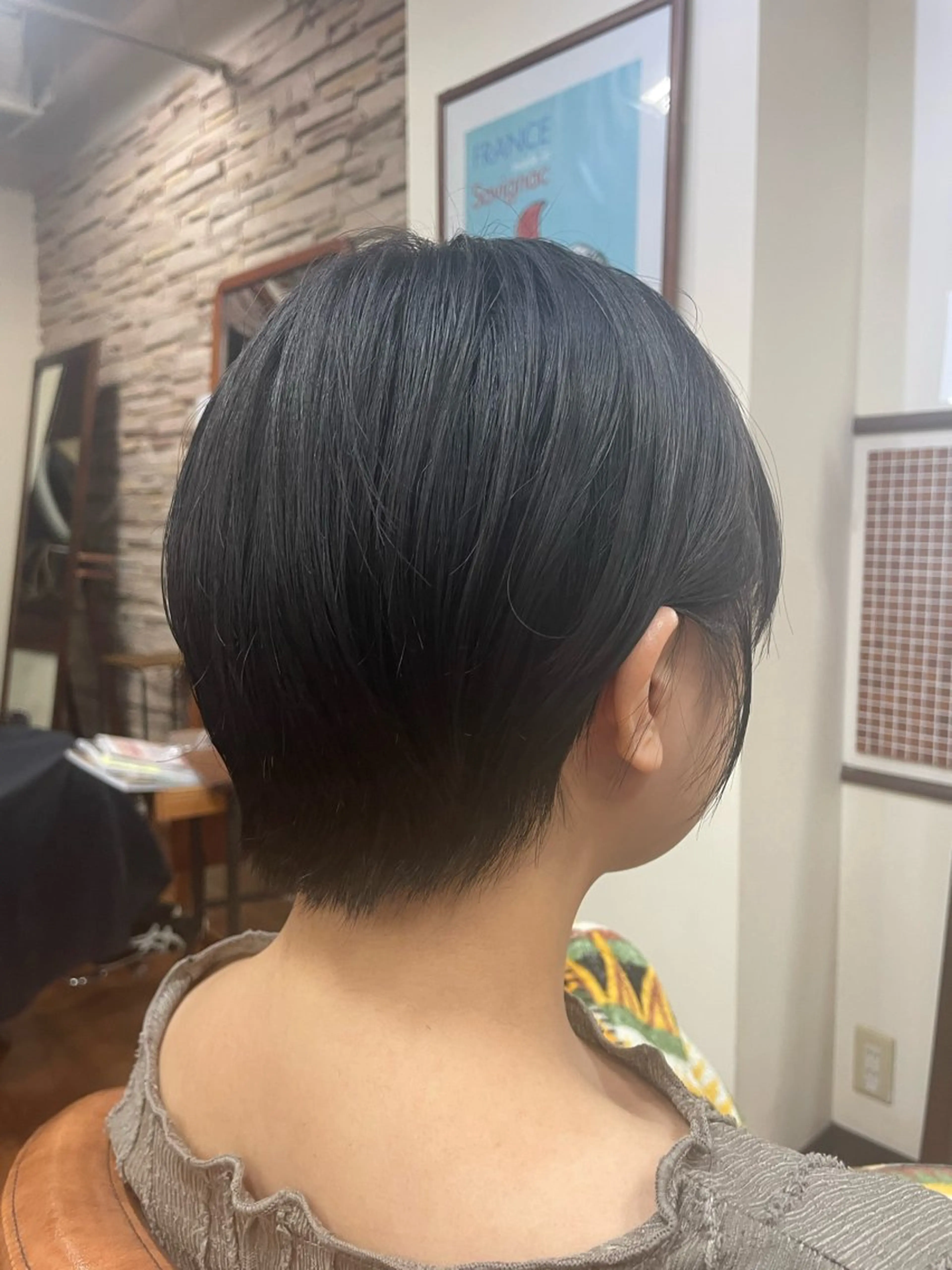 ショート ショートヘア ミニボブ/カット モデル/渋谷/ 宍戸のヘアスタイル