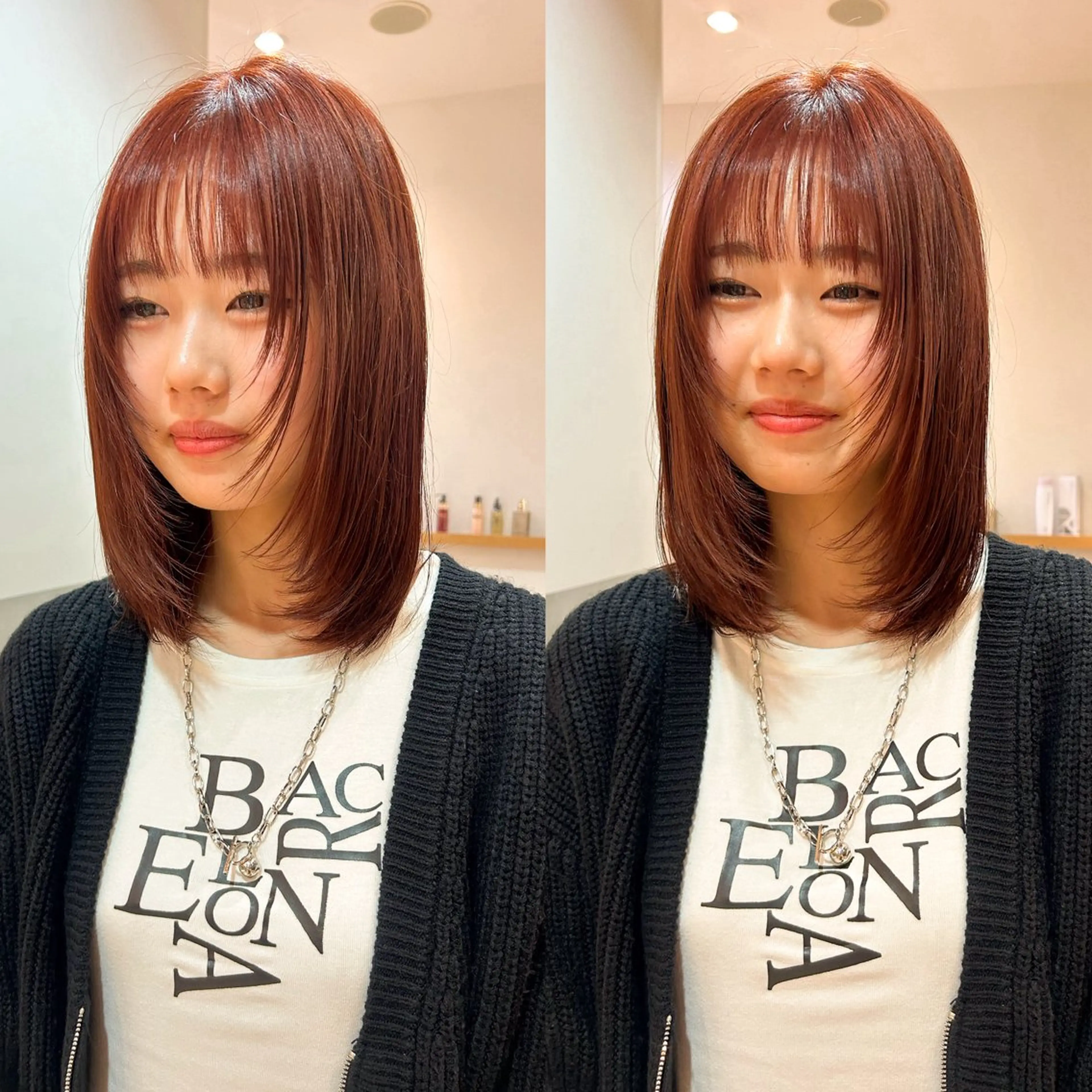 ミディアム カラー ヘアカラー このか/似合わせ/ 透明感/ダブルカラーのヘアスタイル