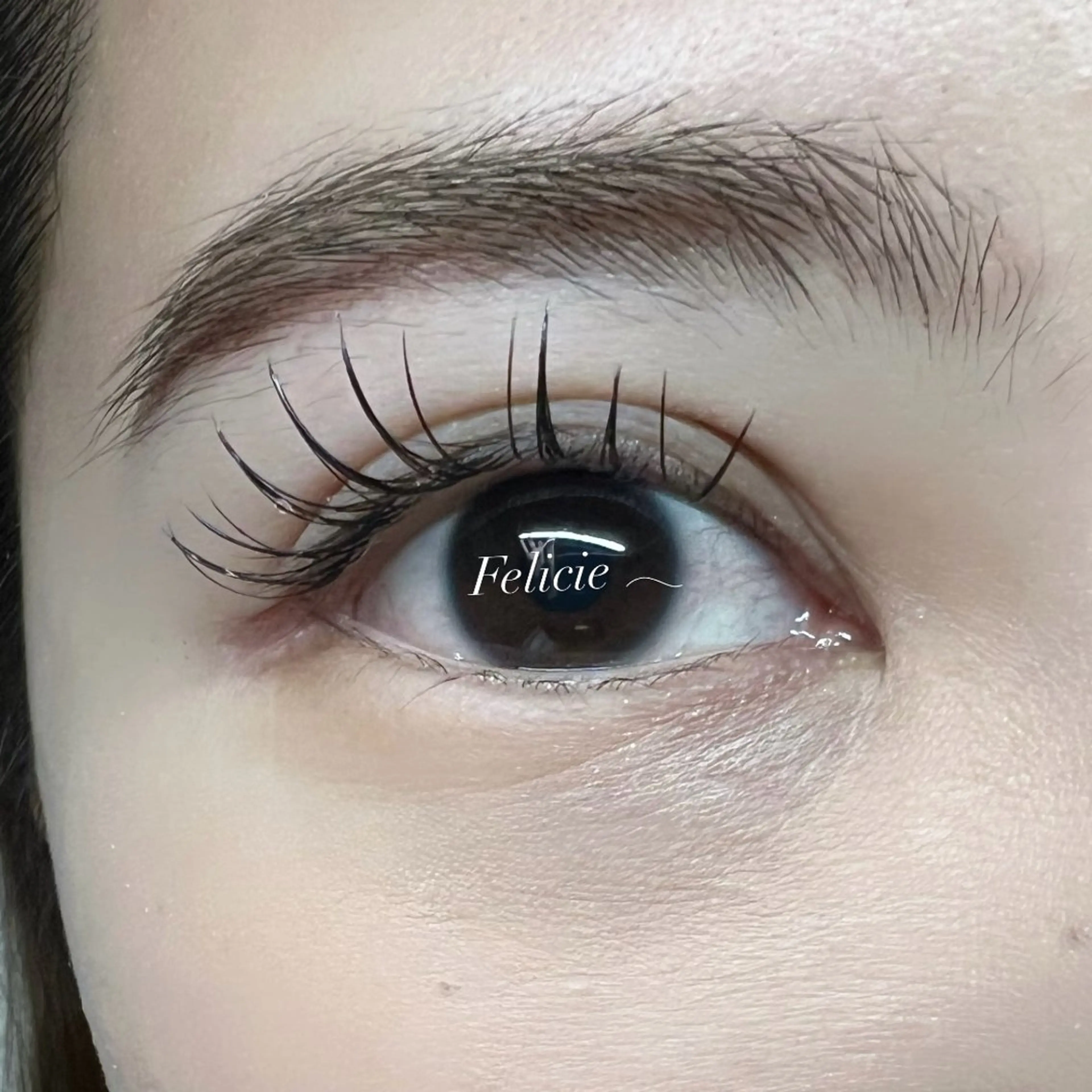 マツエク・マツパ フラットラッシュ マツエク Felicie＊ Sayakaのマツエク・マツパデザイン