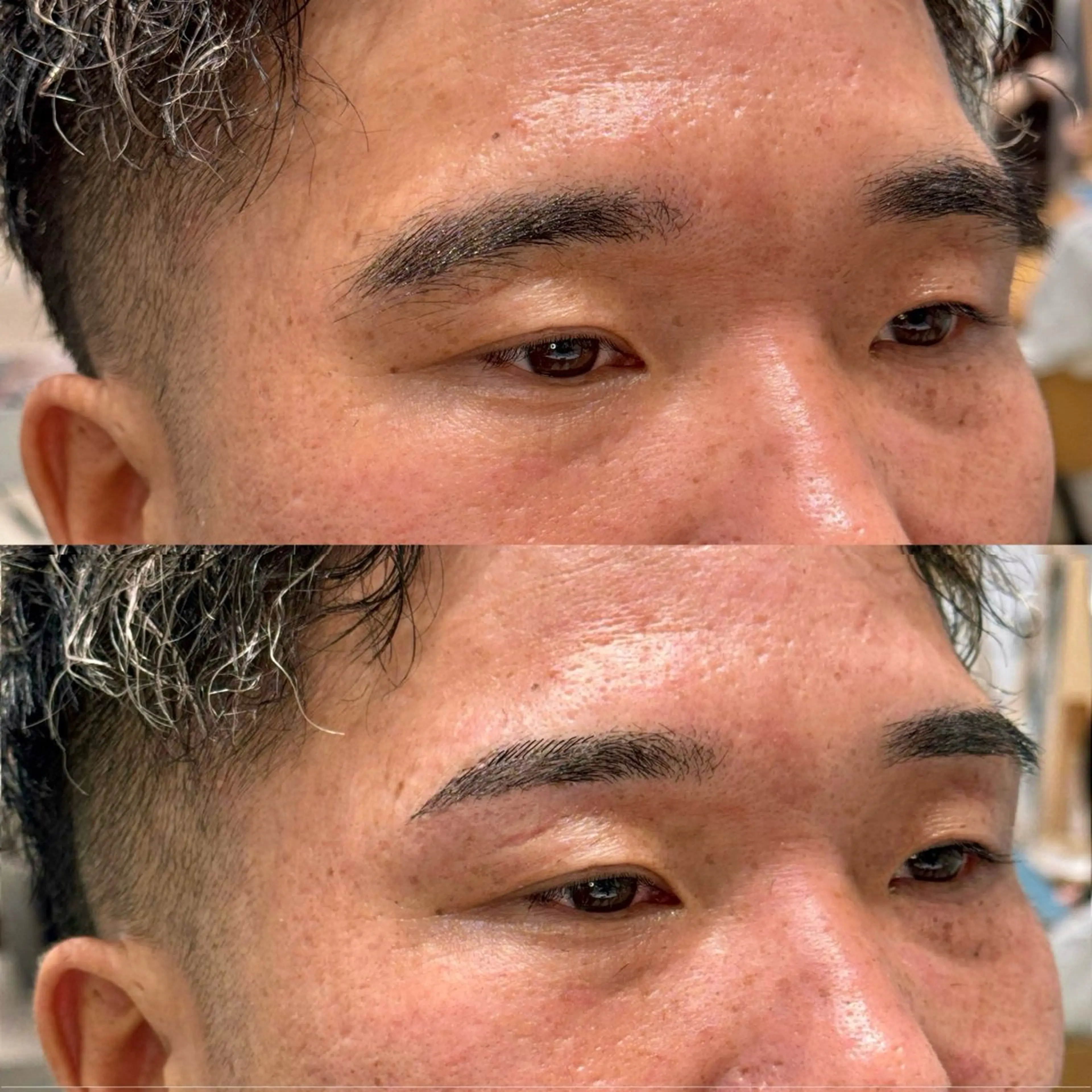 メンズ アイブロウ ワックス脱毛 眉カット その他(アイブロウ) 立川/メンズヘア/ 眉スタイリングの眉毛・アイブロウイメージ