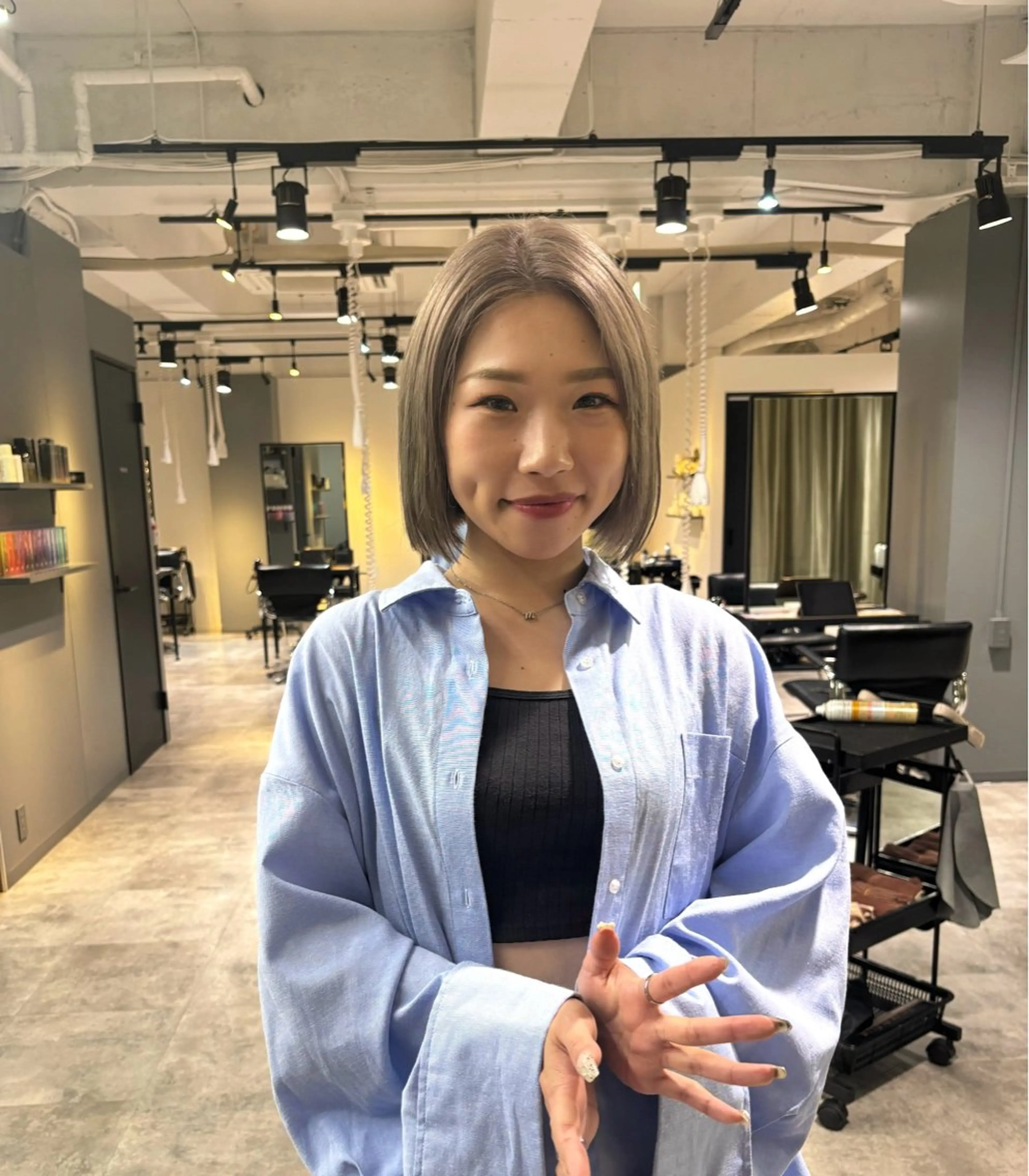 ショート 重里 瑠花のヘアスタイル