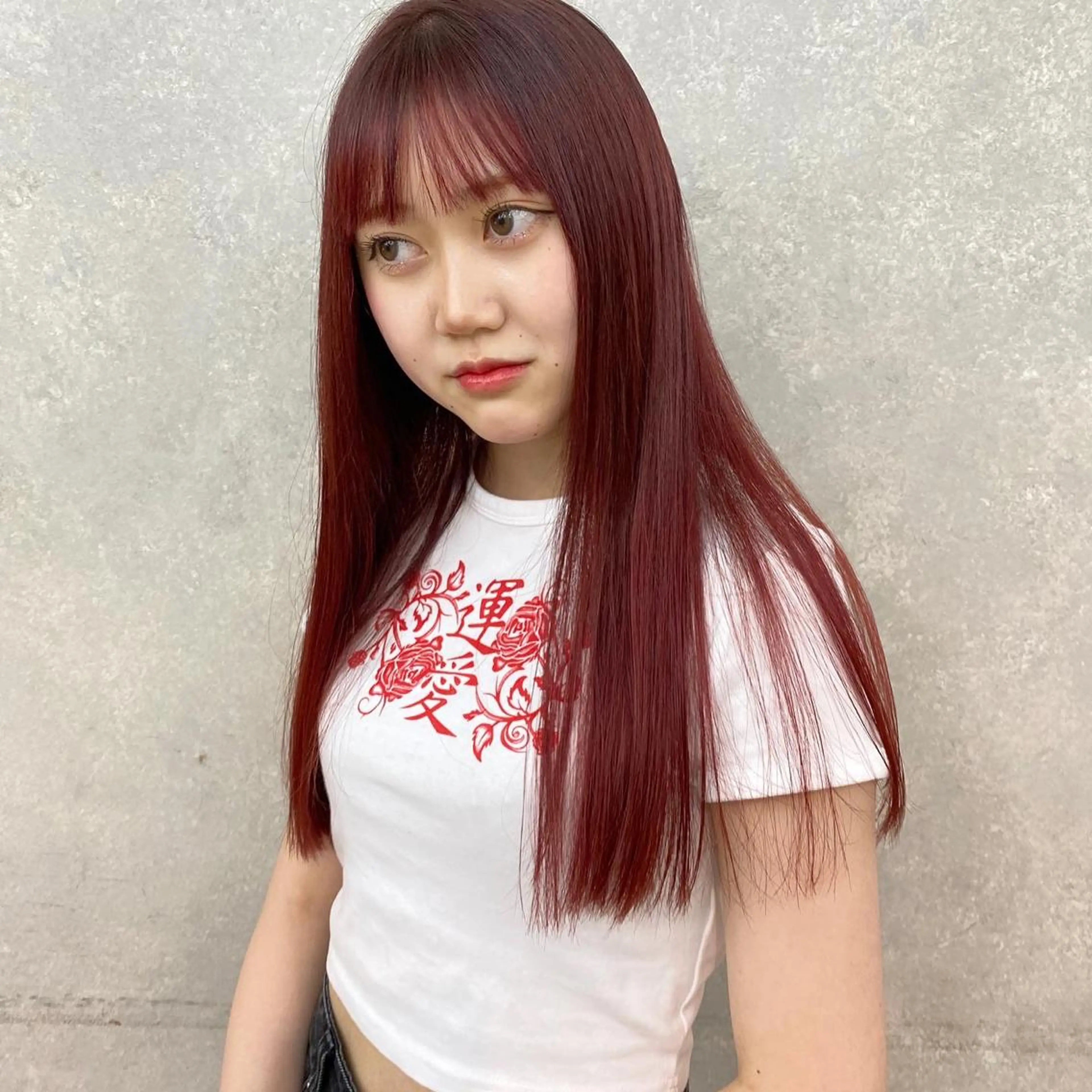 ロング カラー 顔周りカット/透明感 カラー✂️MEIのヘアスタイル