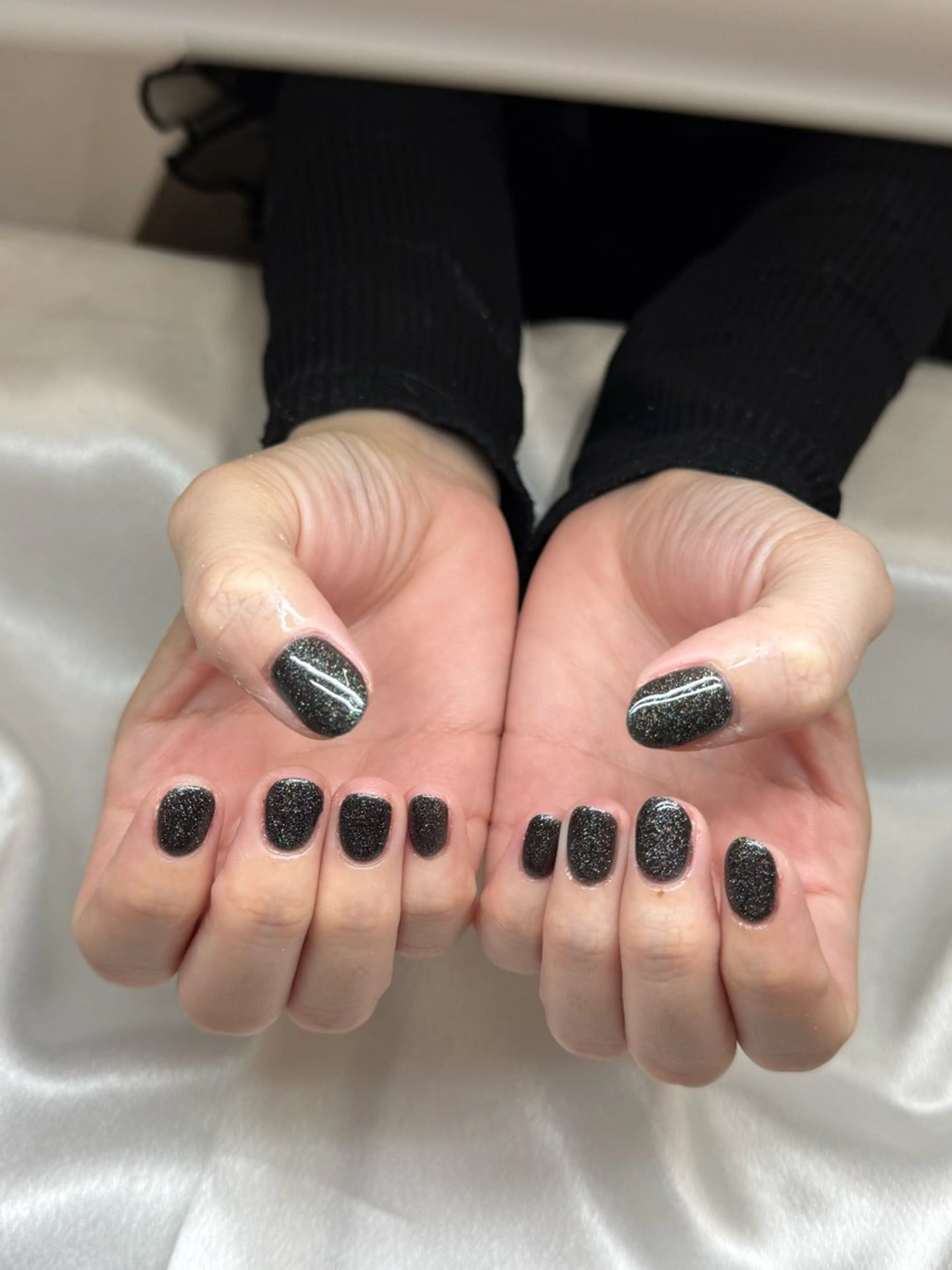 ネイル ラメ(グリッター) ワンカラーネイル ハンドネイル mm TOKYO所属・れ かとのネイルデザイン