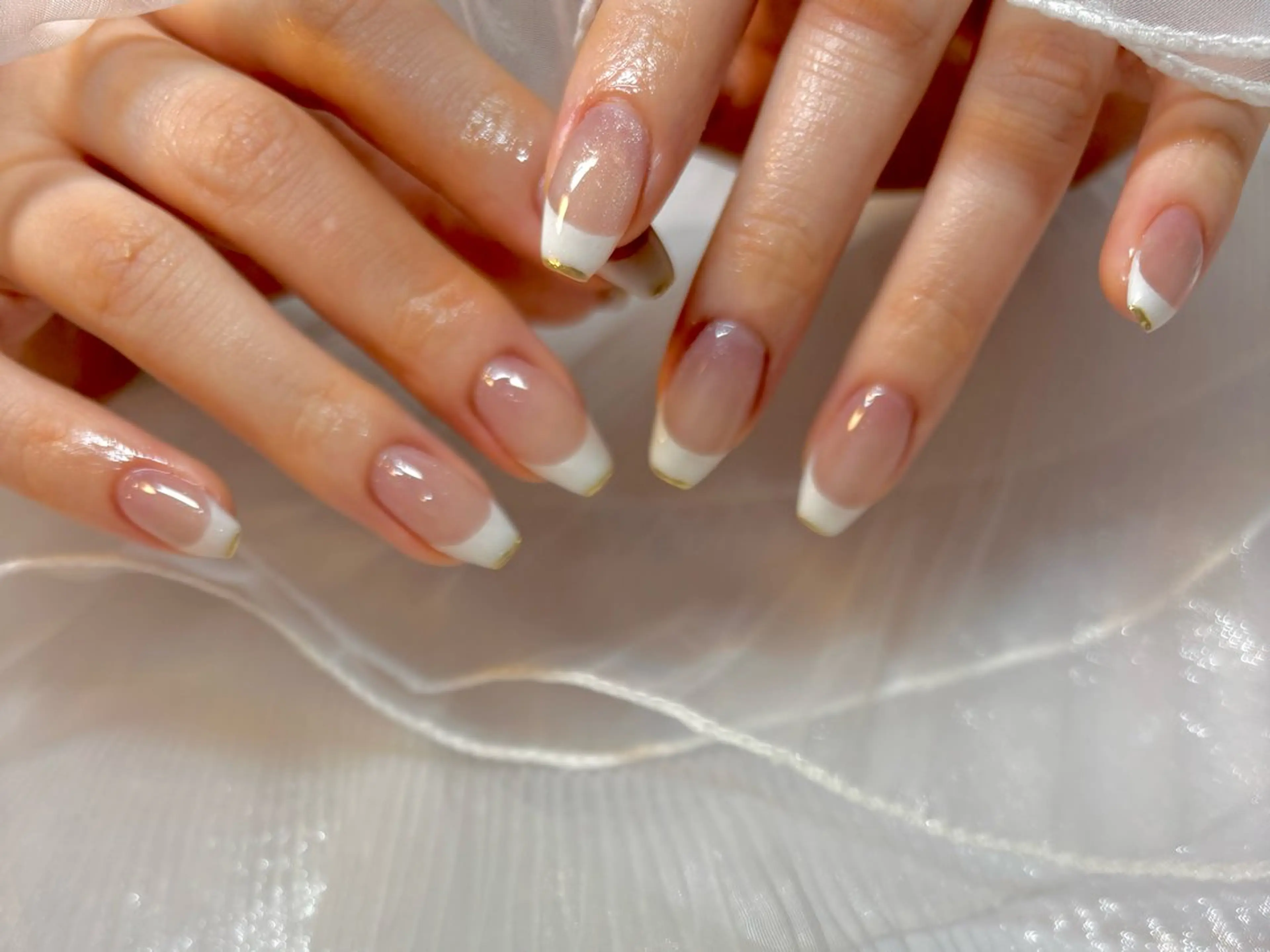 フィルインフレンチ/グラデーション!♡ ´‐の写真