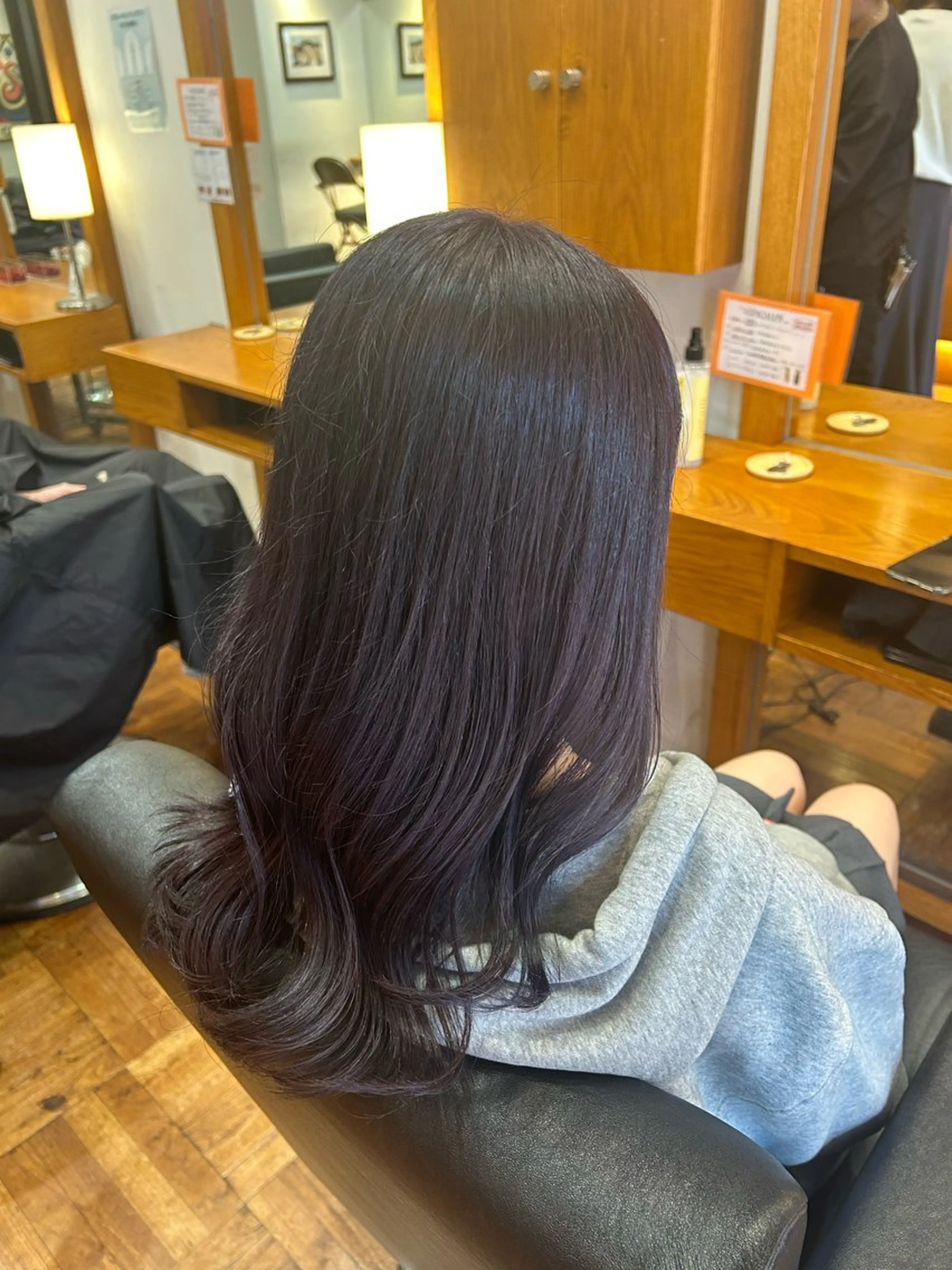 セミロング カラー レイヤー/艶髪カラー 🌷油科あい🌷のヘアスタイル