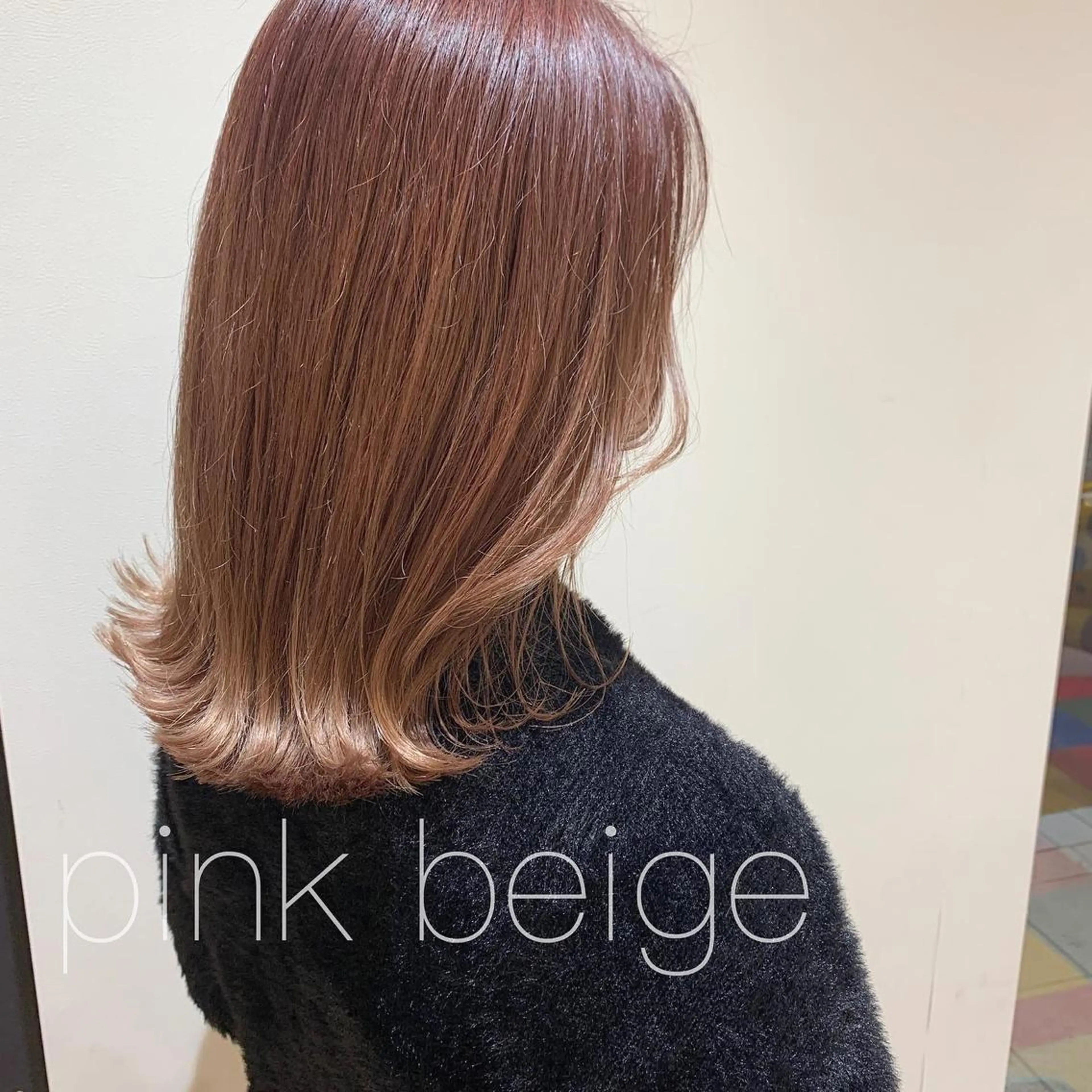 ミディアム 透明感カラー 金村真子のヘアスタイル