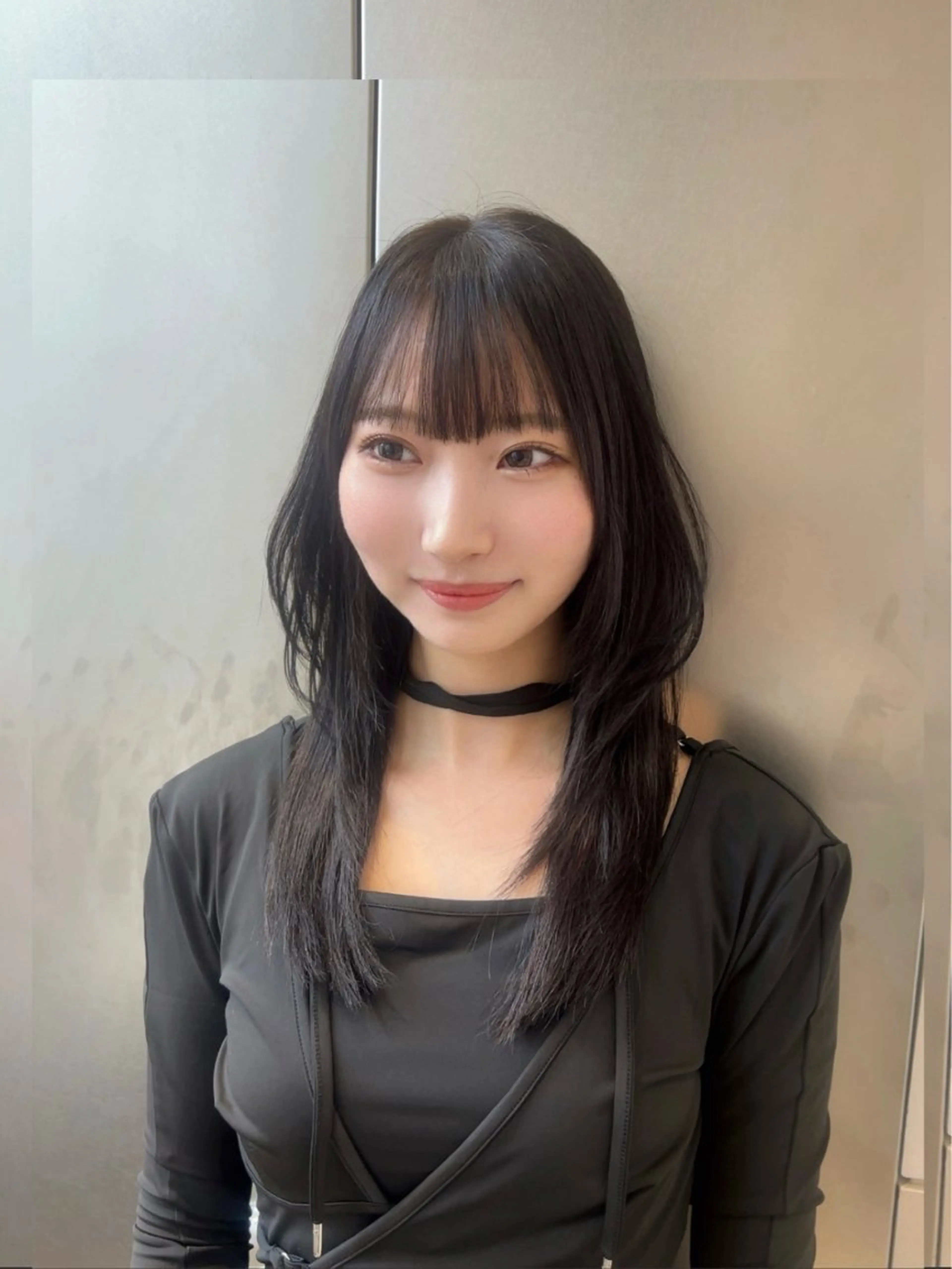 セミロング カラー ハッシュカット 🩷韓国ヘア/ミディ アム🩷Maikaのヘアスタイル