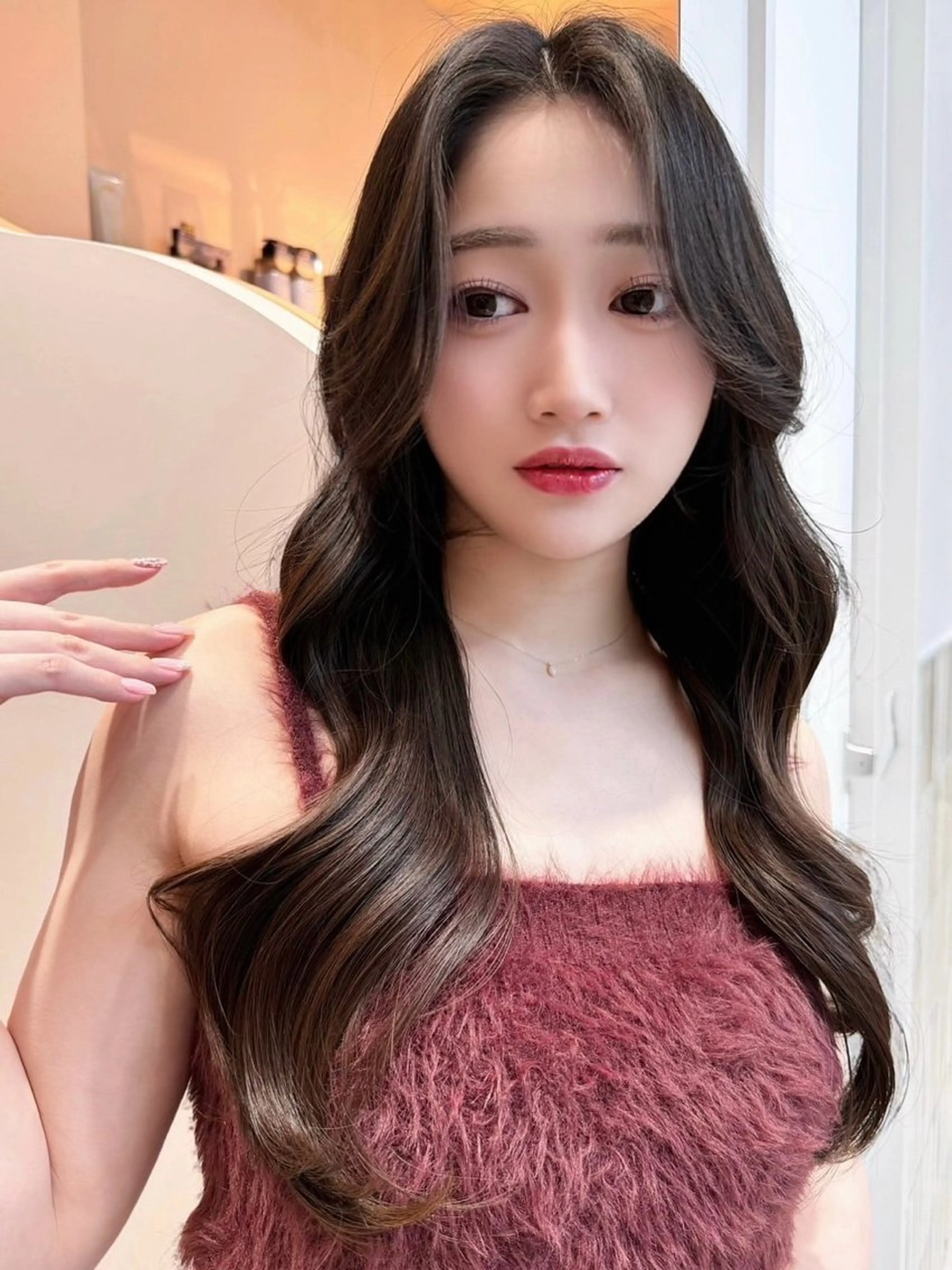 ロング カラー カット ヘアカラー トリートメント 《韓国レイヤー特化》 艶髪✨EMIのヘアスタイル