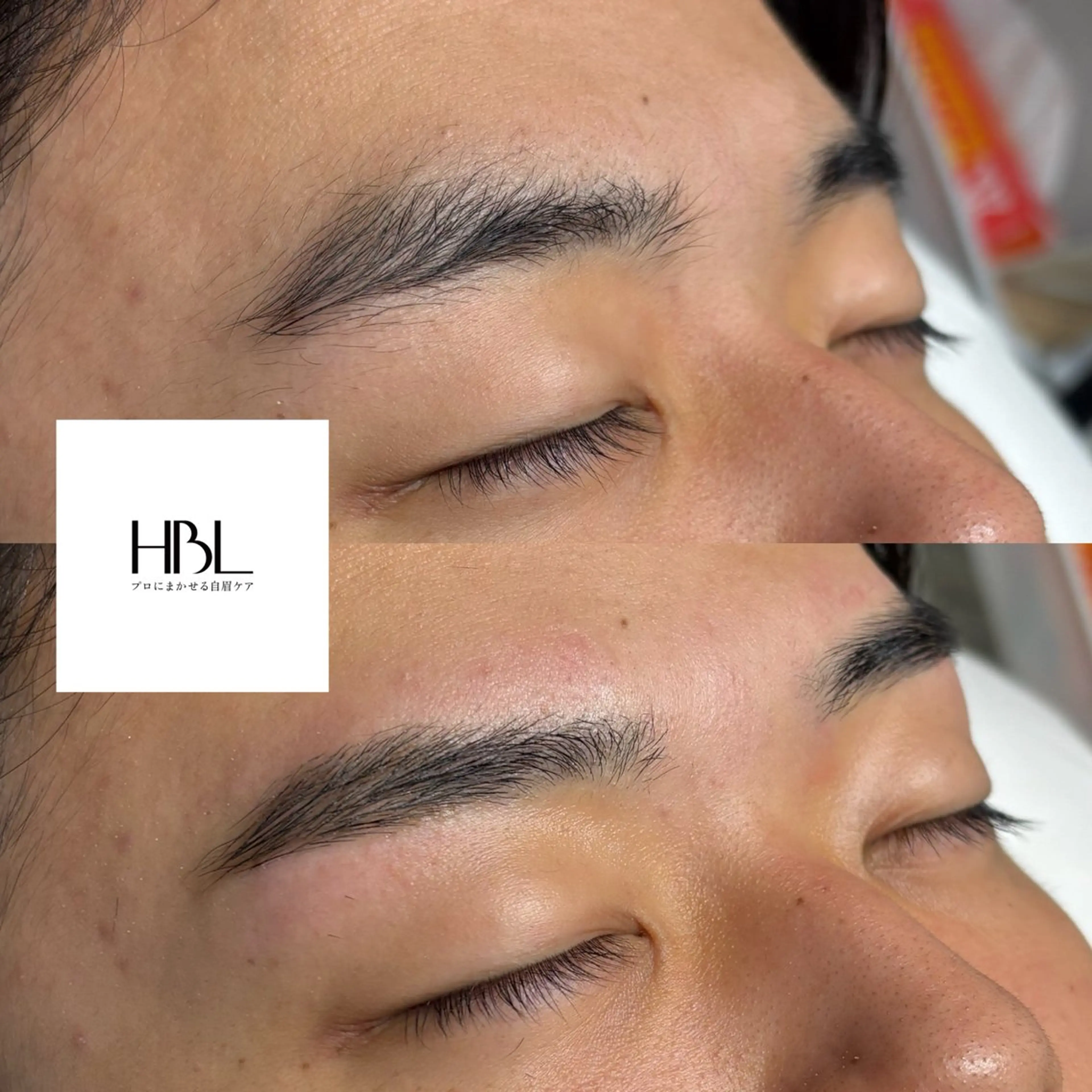 メンズ アイブロウ ハリウッドブロウリフト メンズアイブロウ 眉毛ワックス脱毛 韓国肌管理BEAUTY-SALON Teena【ティーナ】ララピール/毛穴/脱毛所属・心斎橋眉毛サロン hiyoriの眉毛・アイブロウイメージ