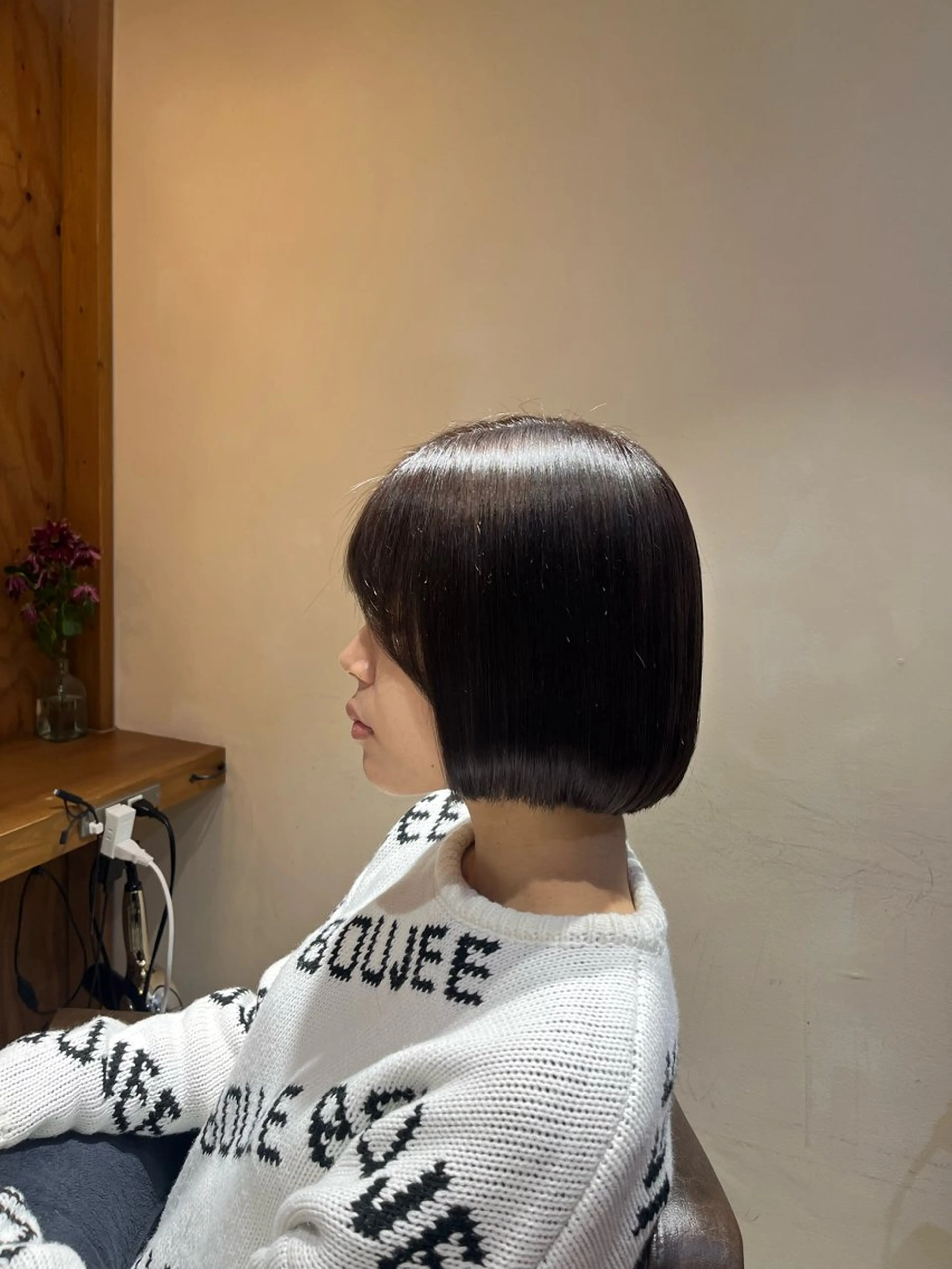 ショート カット トリートメント 塩川ももこ/ 縮毛矯正/ヘアセットのヘアスタイル