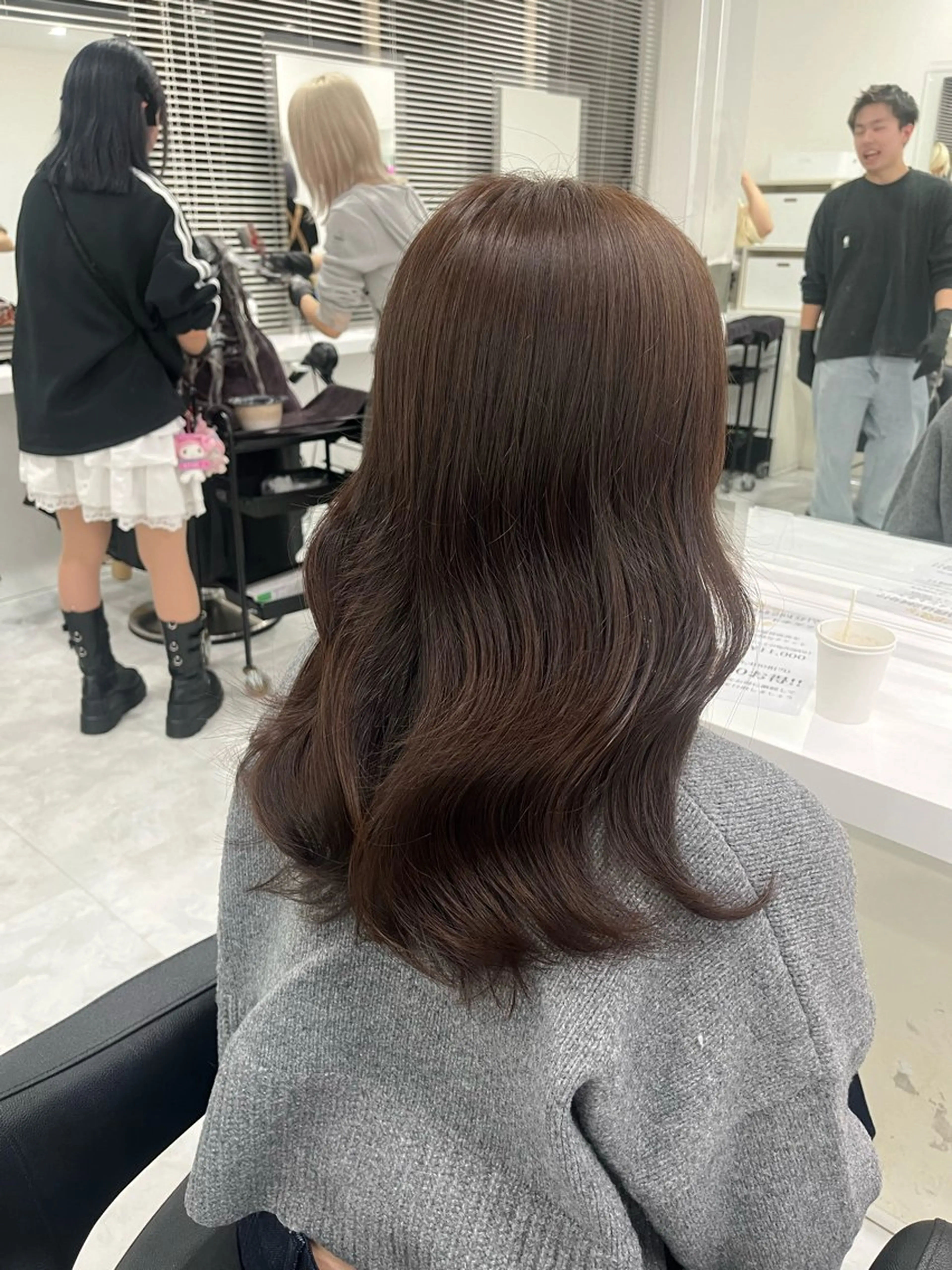 カラー 🤍海外girl🤍 ベージュ/ALISAのヘアスタイル