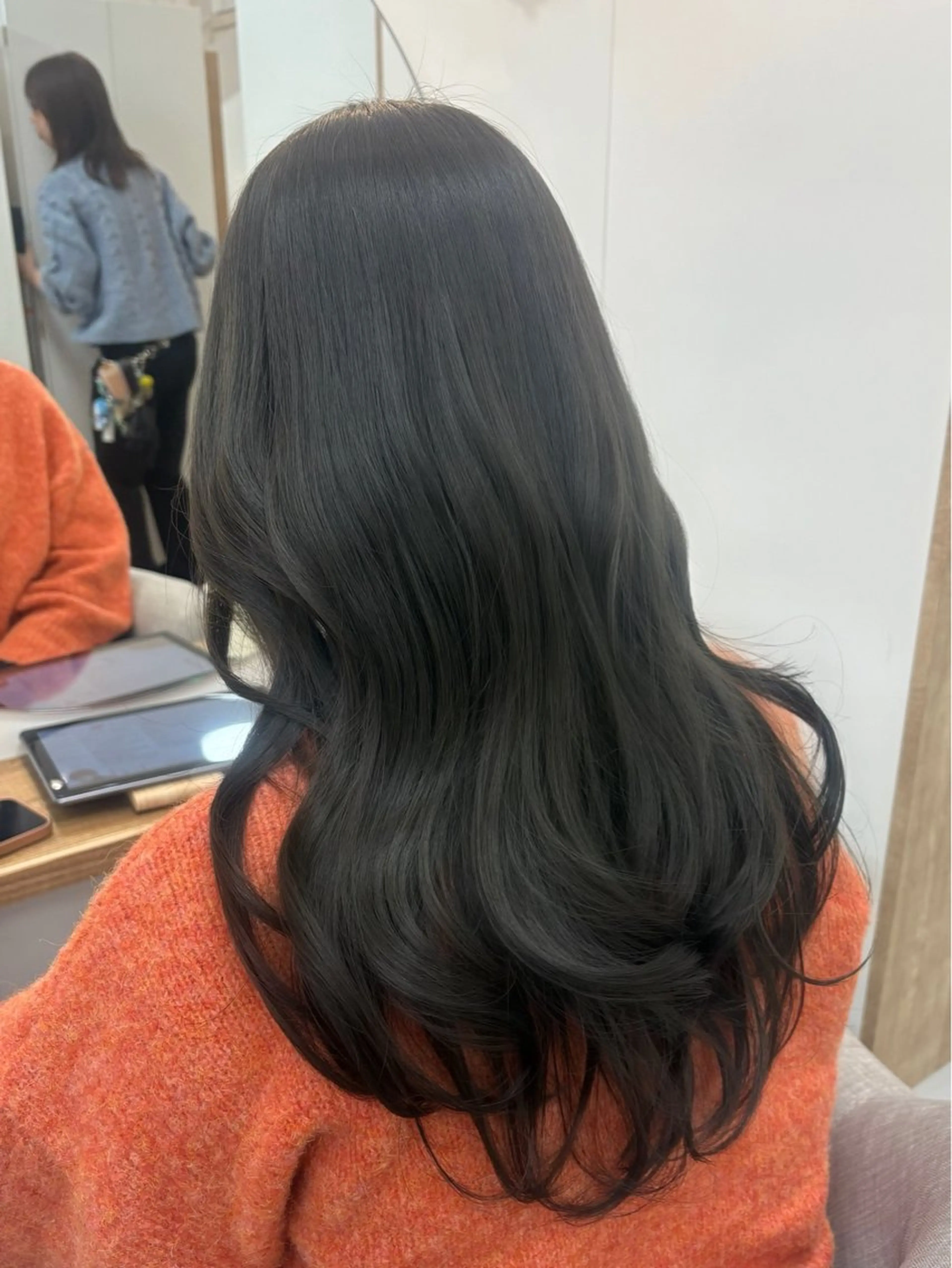 ロング カラー オリーブカラー Haruka ハルカのヘアスタイル