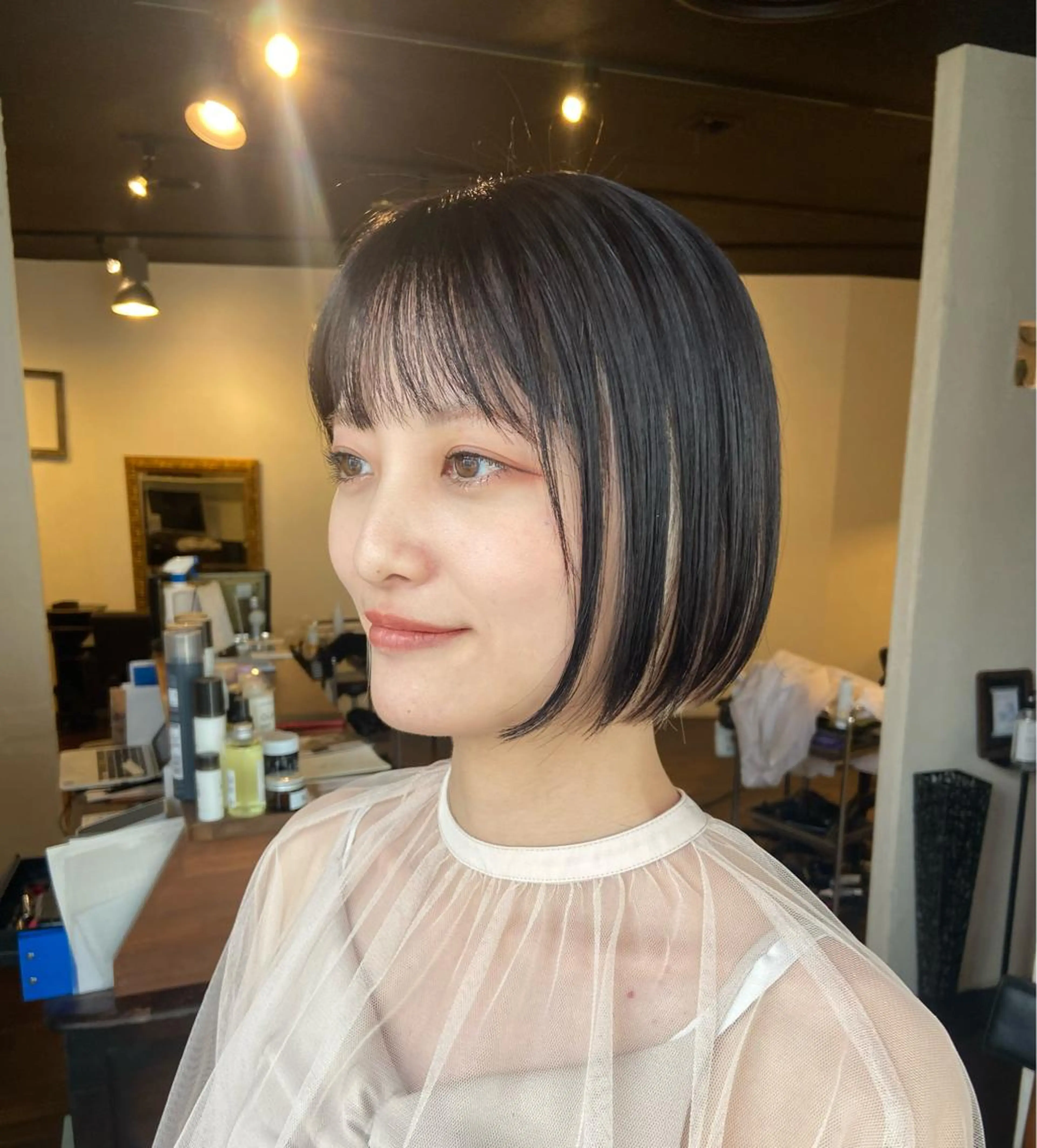 ショート aW HAIRカンノ カナエのヘアスタイル