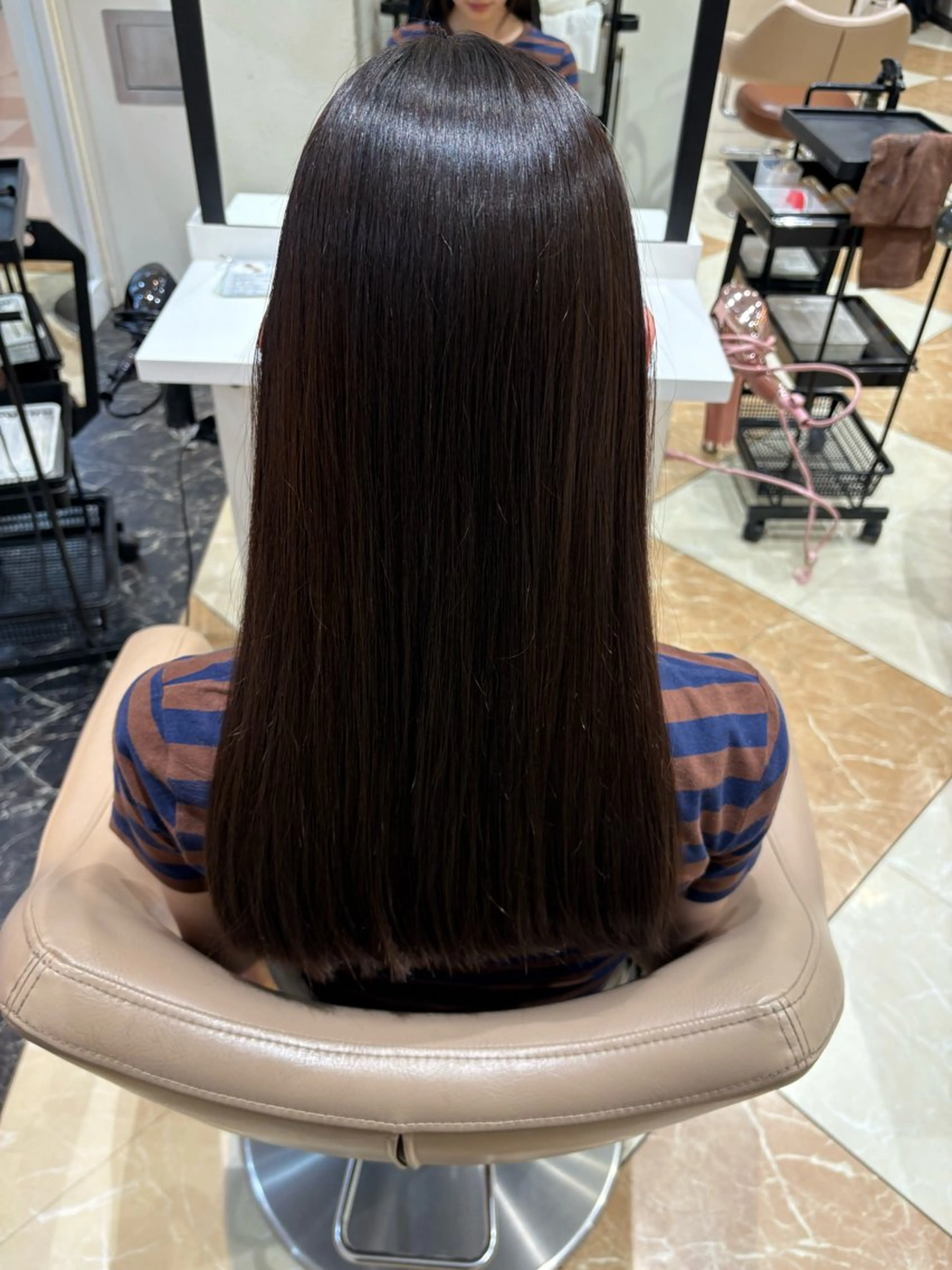 ロング 似合わせカット トリートメント 髪質改善カラー なーこ💖🌈のヘアスタイル