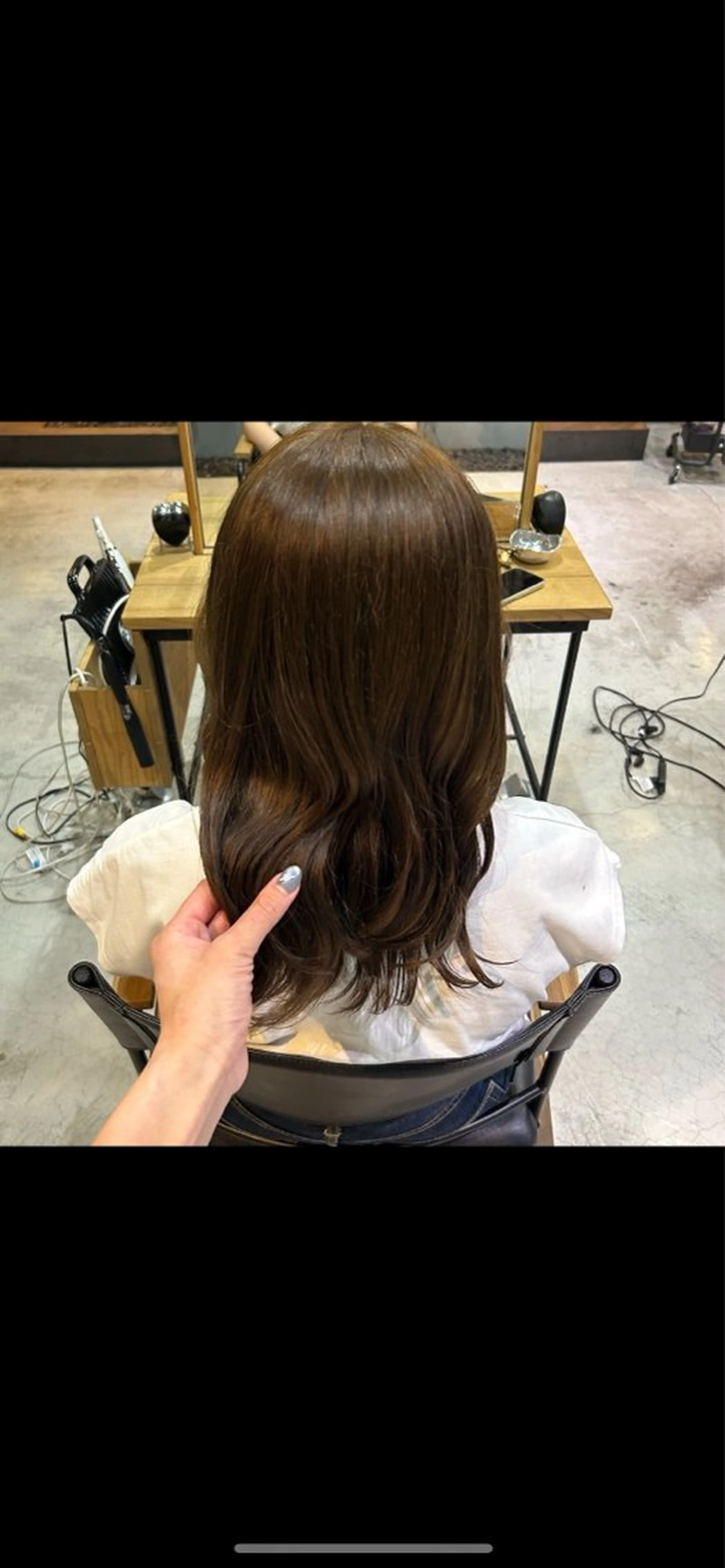 ミディアム カラー ヘアカラー ✨ハイトーン/暗髪/ ハイライト/松岡✨のヘアスタイル