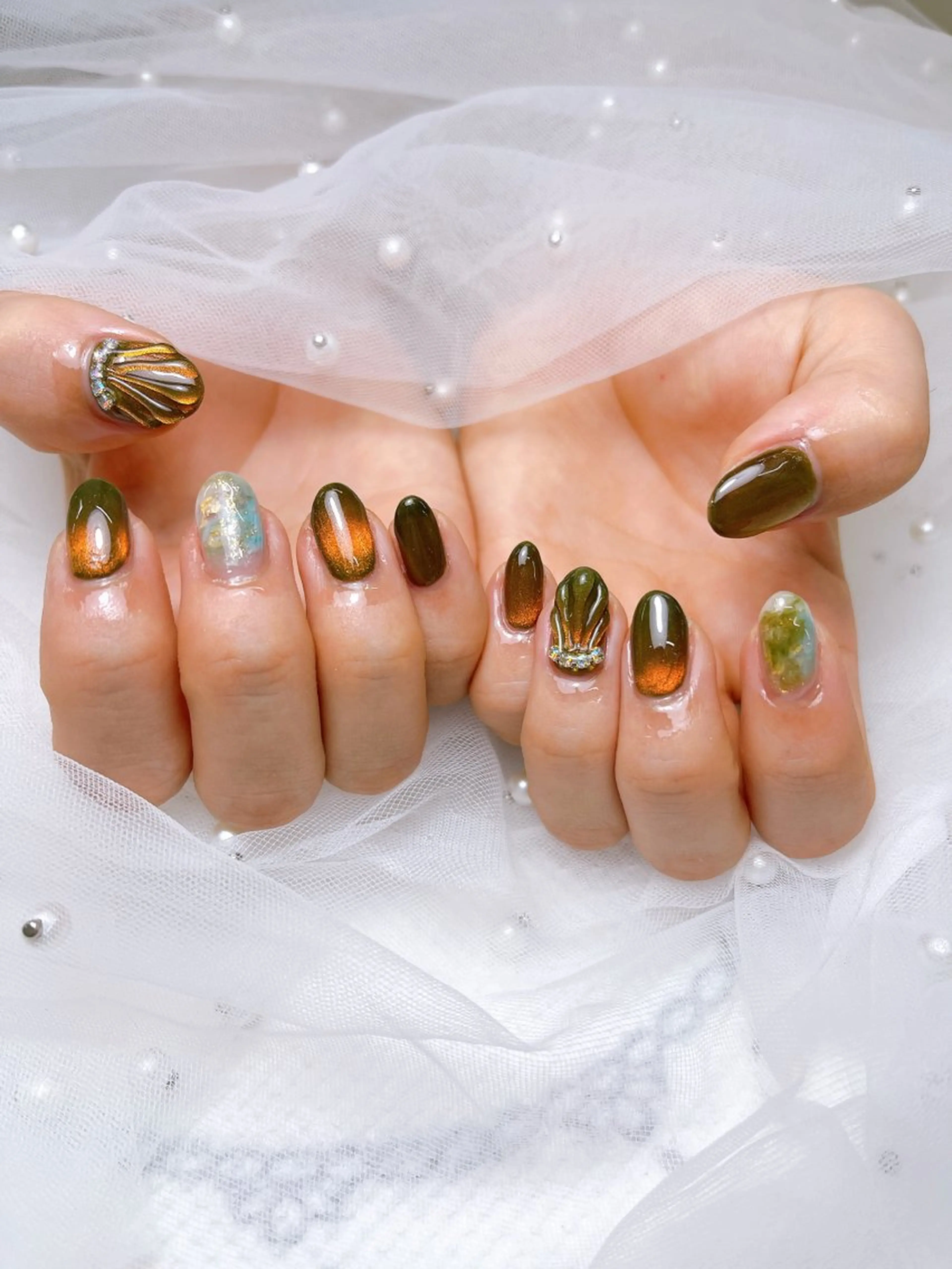 ネイル Miouミオン ネイルサロンのネイルデザイン