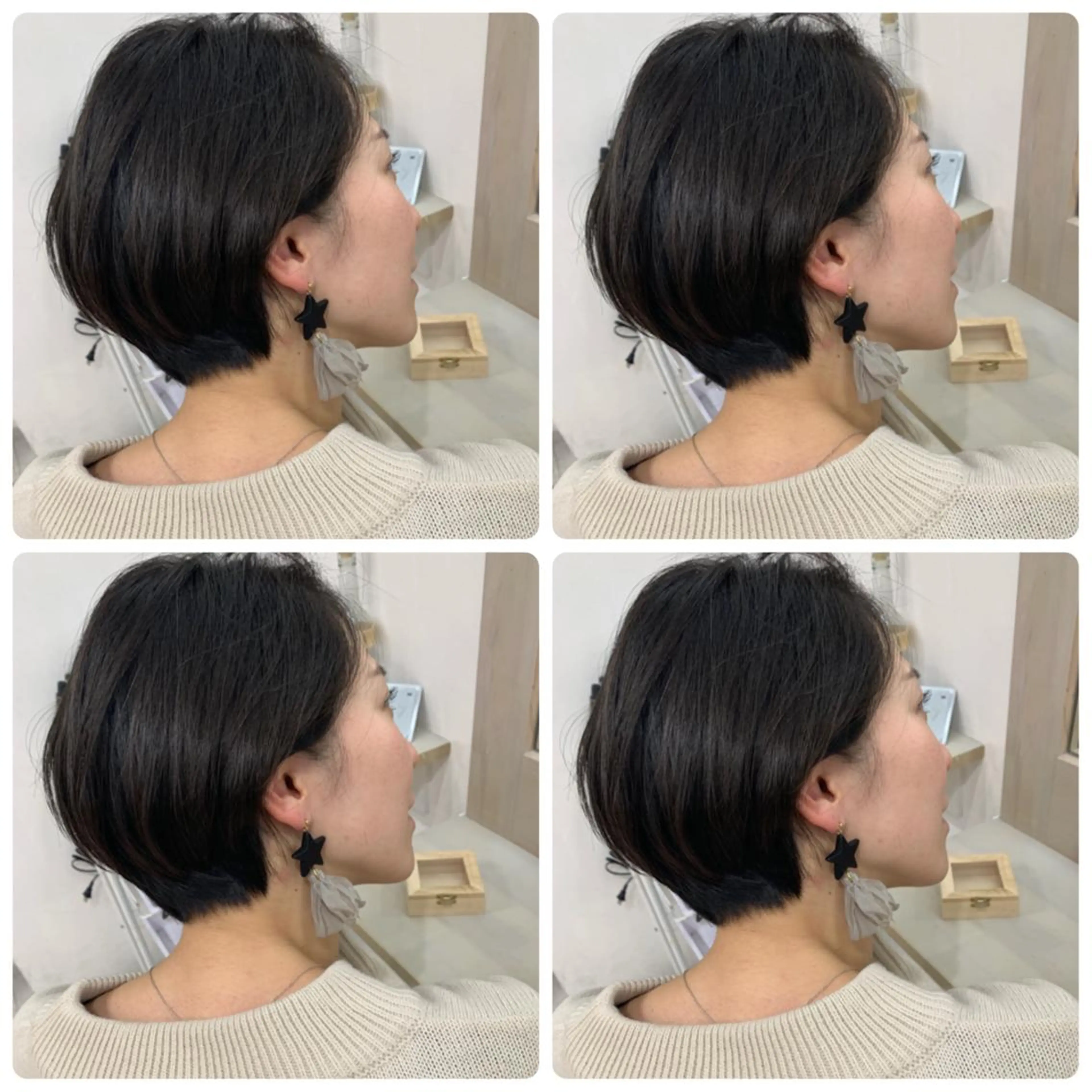 ショート カット トリートメント 京都大人女性ショート 徒歩1分/秋山のヘアスタイル