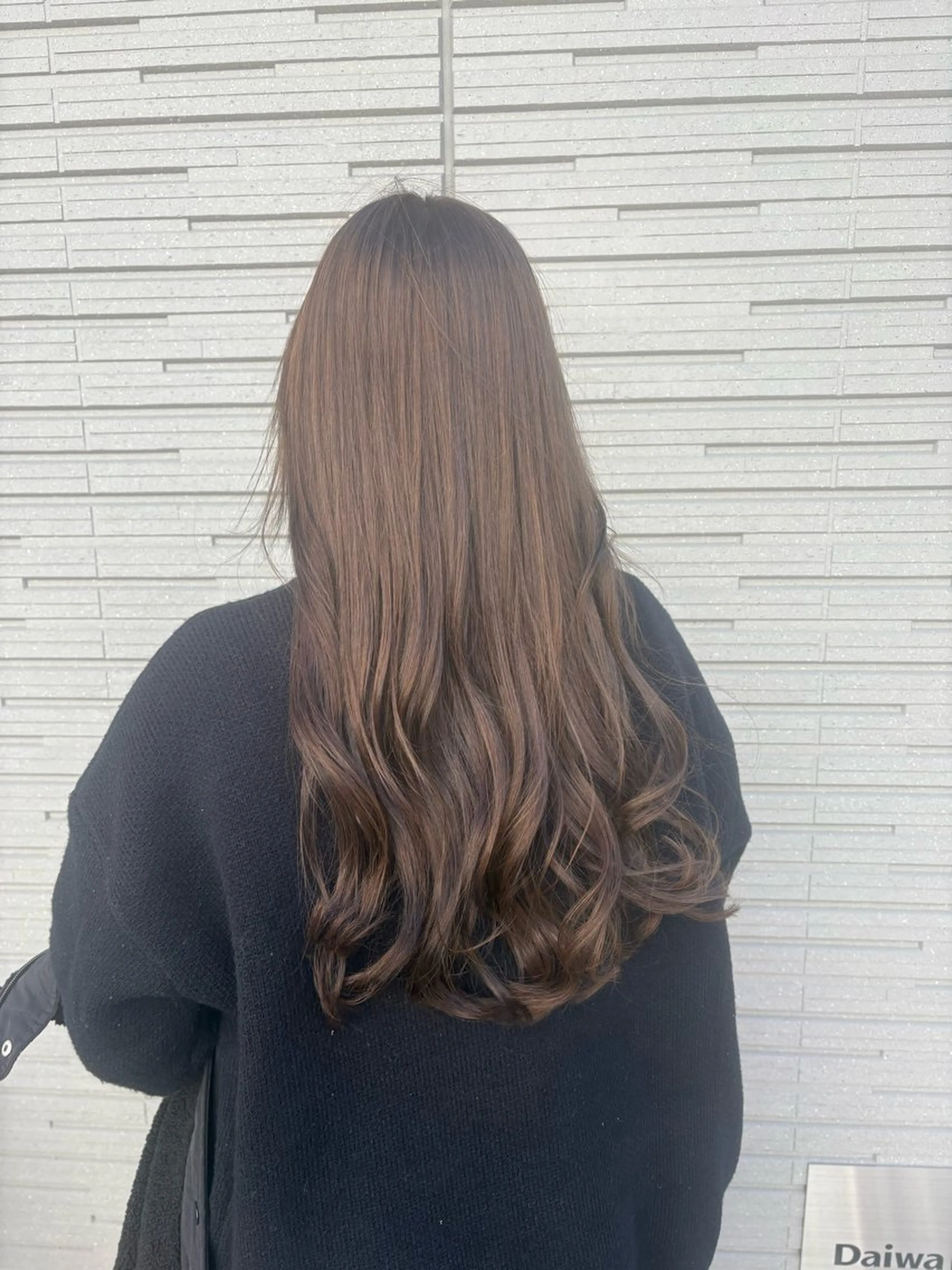 ロング カラー Wカラーヘアアレンジ さあやのヘアスタイル