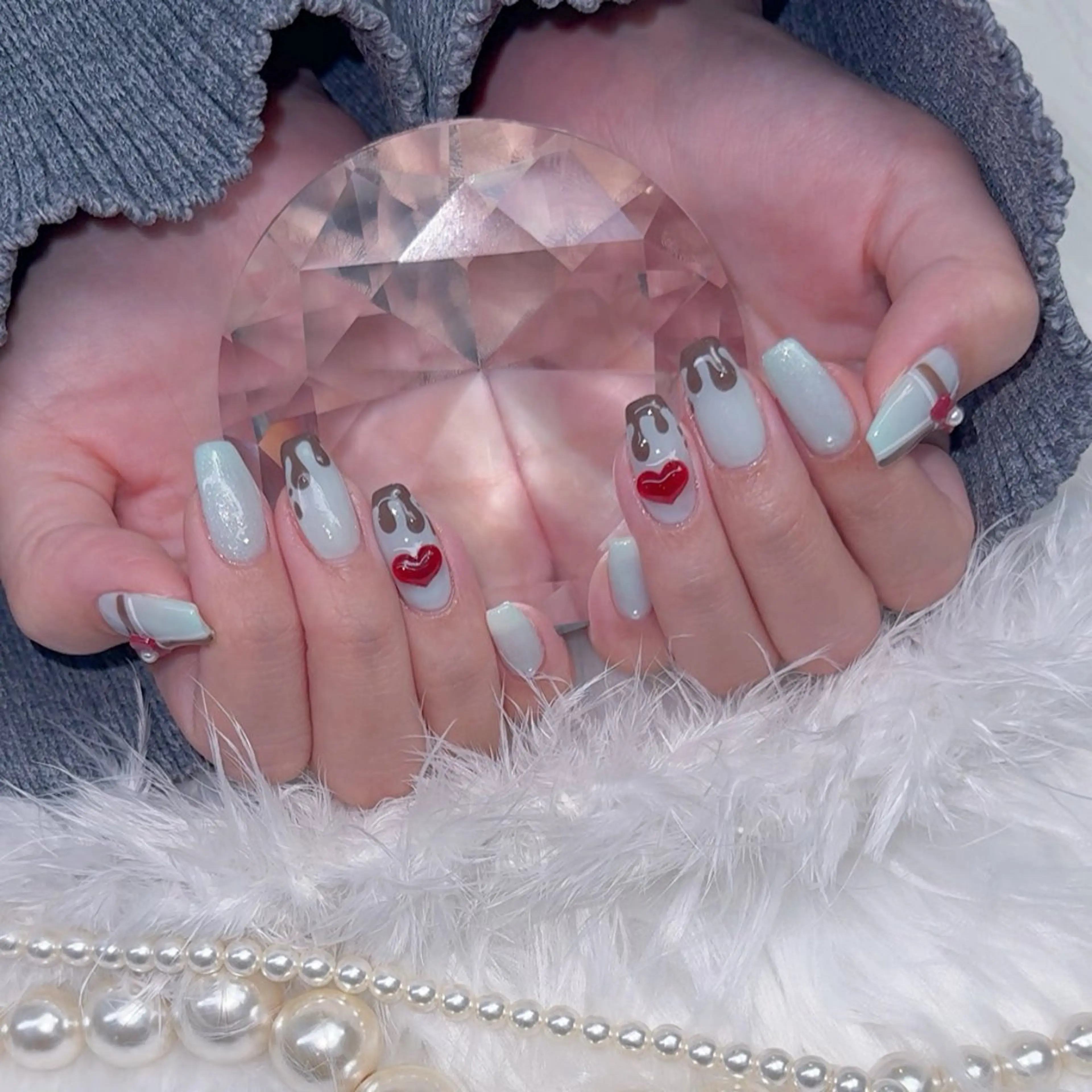 ネイル ハンドネイル Romymoon nail帆南☾ ໋のネイルデザイン