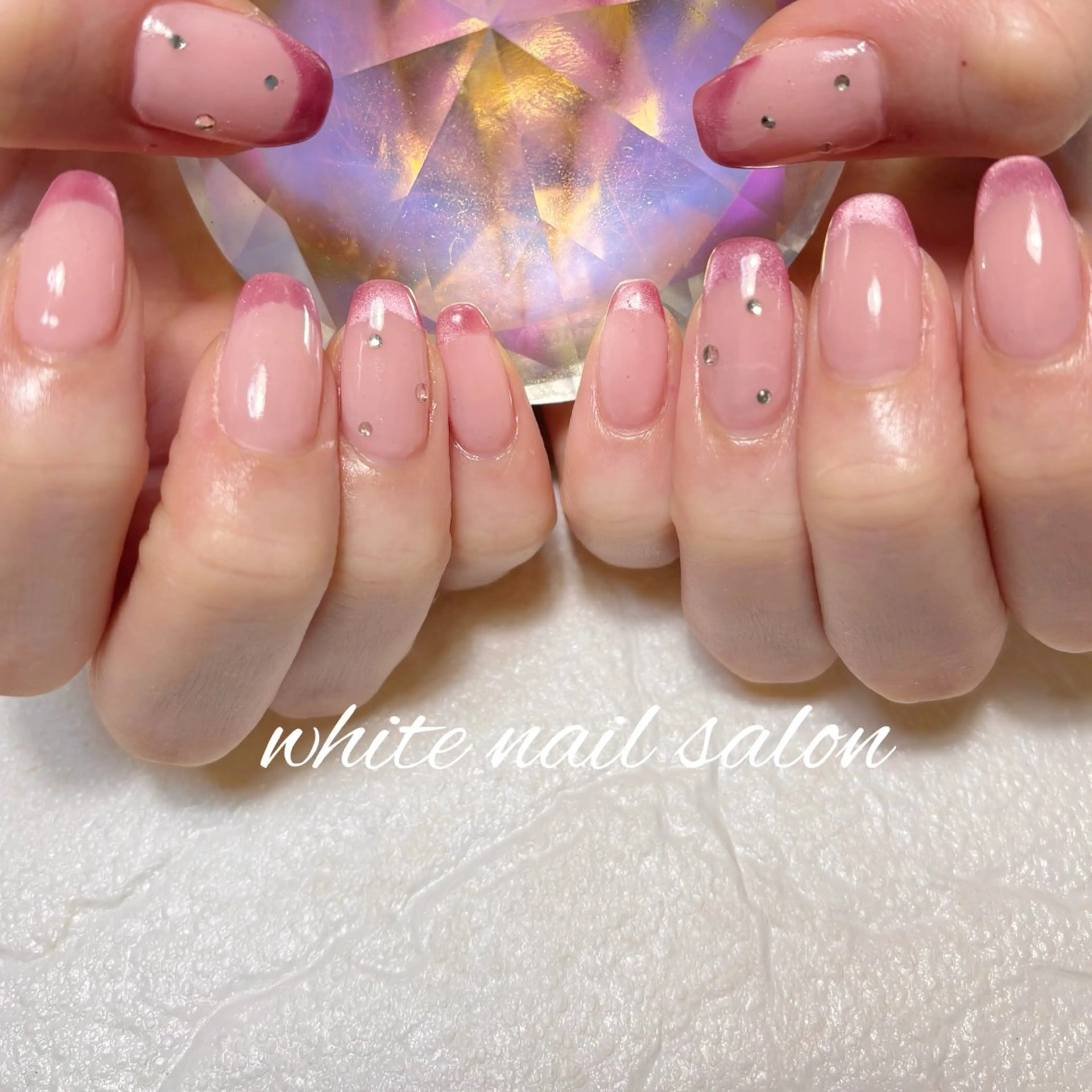 ネイル フットネイル ラメ(グリッター) 持ち込み ハンドネイル white nail salonのネイルデザイン