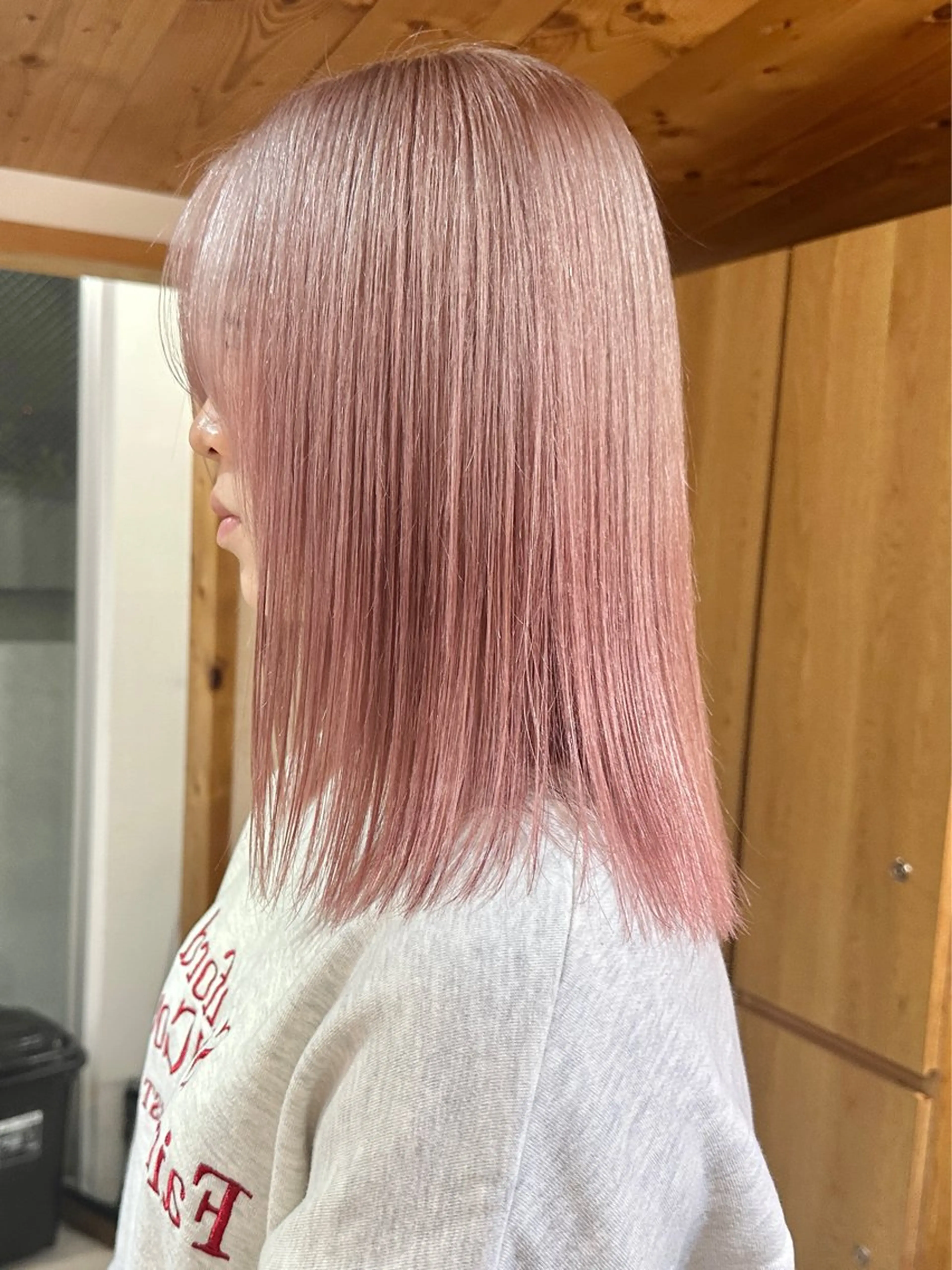 ミディアム カラー カット ヘアカラー トリートメント ブリーチダブルカラー 【koide】のヘアスタイル