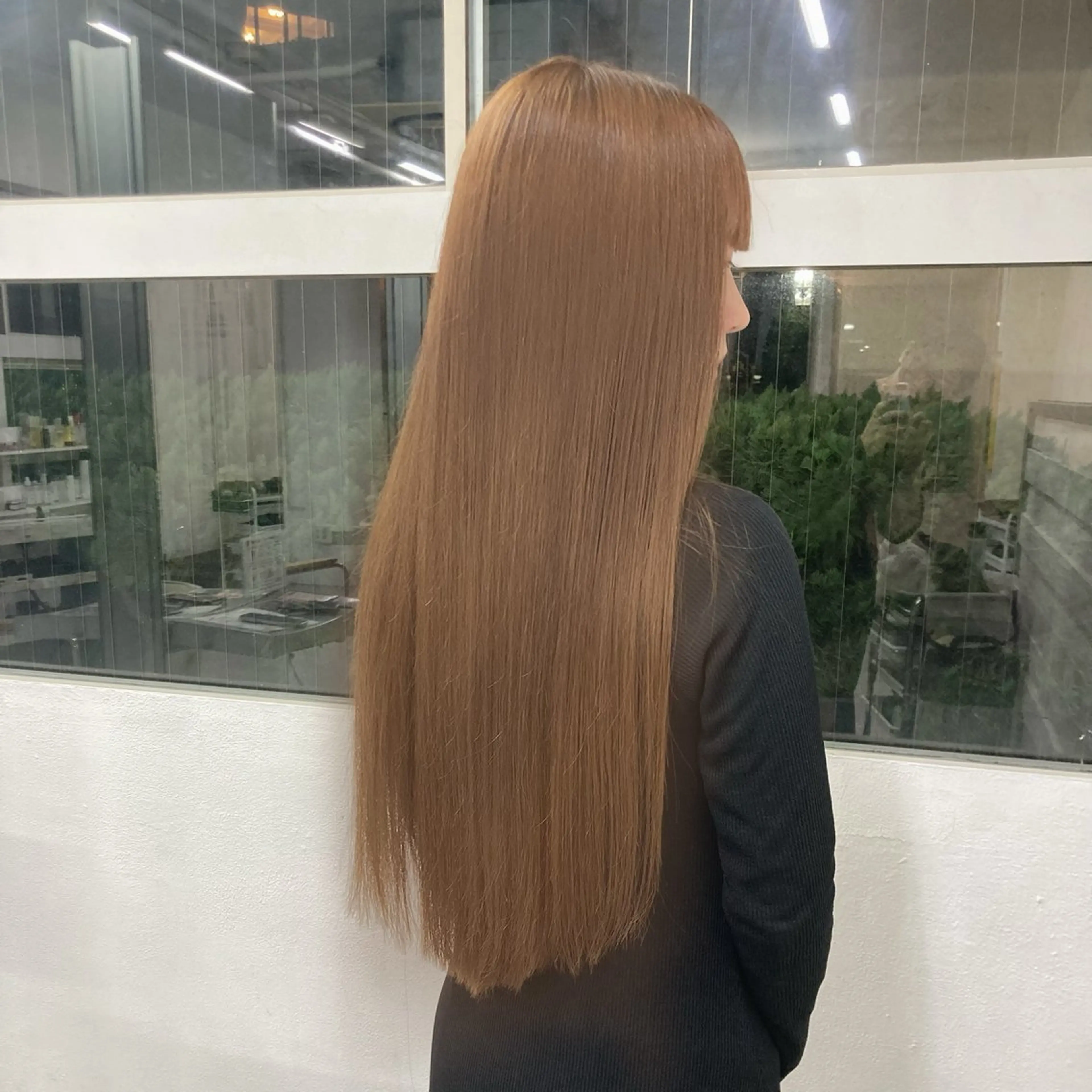 ロング カラー カット ヘアカラー トリートメント ウルフレイヤー エクステ/kokiのヘアスタイル