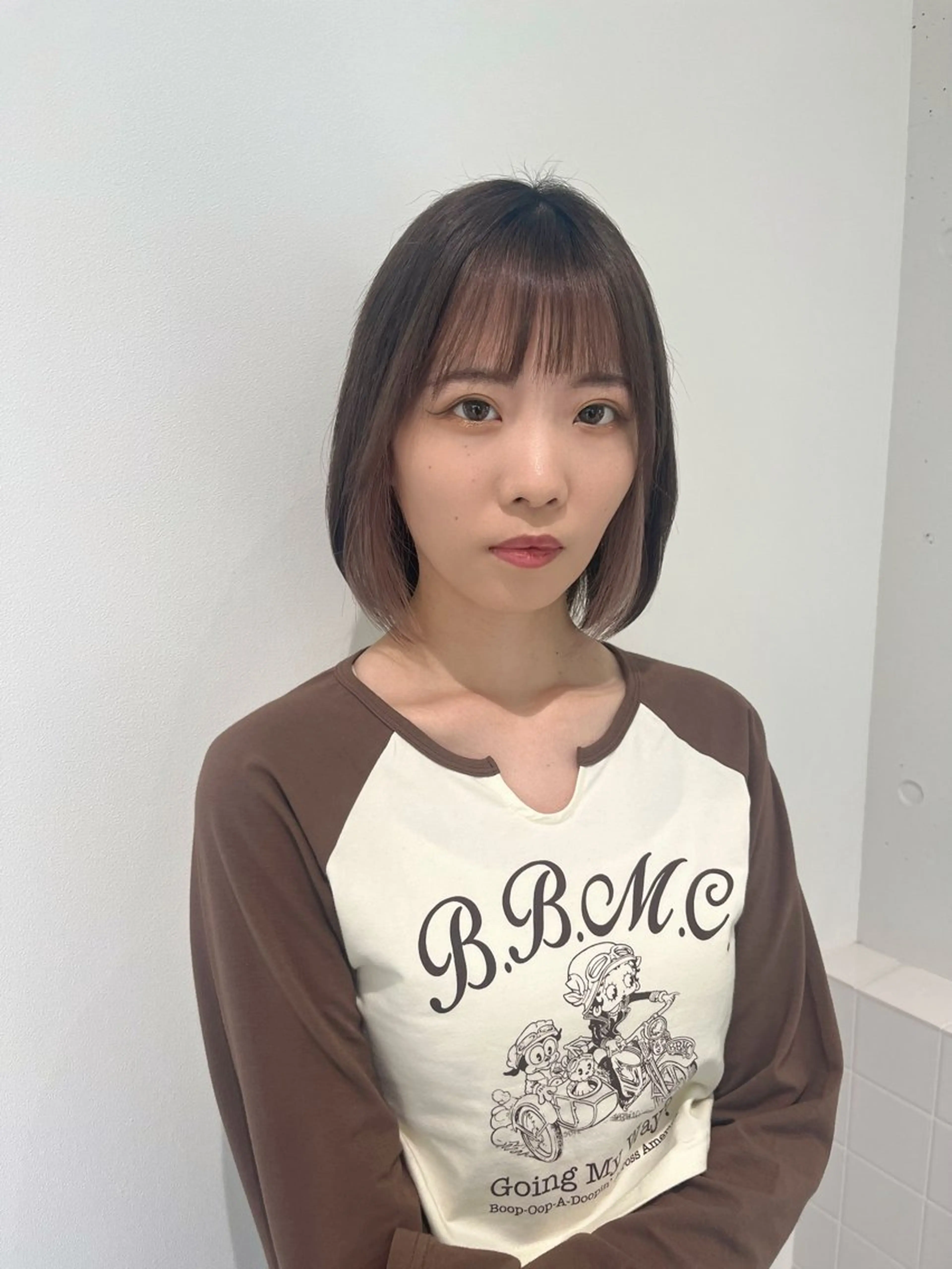 ショート カラー loulou所属・透明感カラー 💎飯塚ゆうきのヘアスタイル