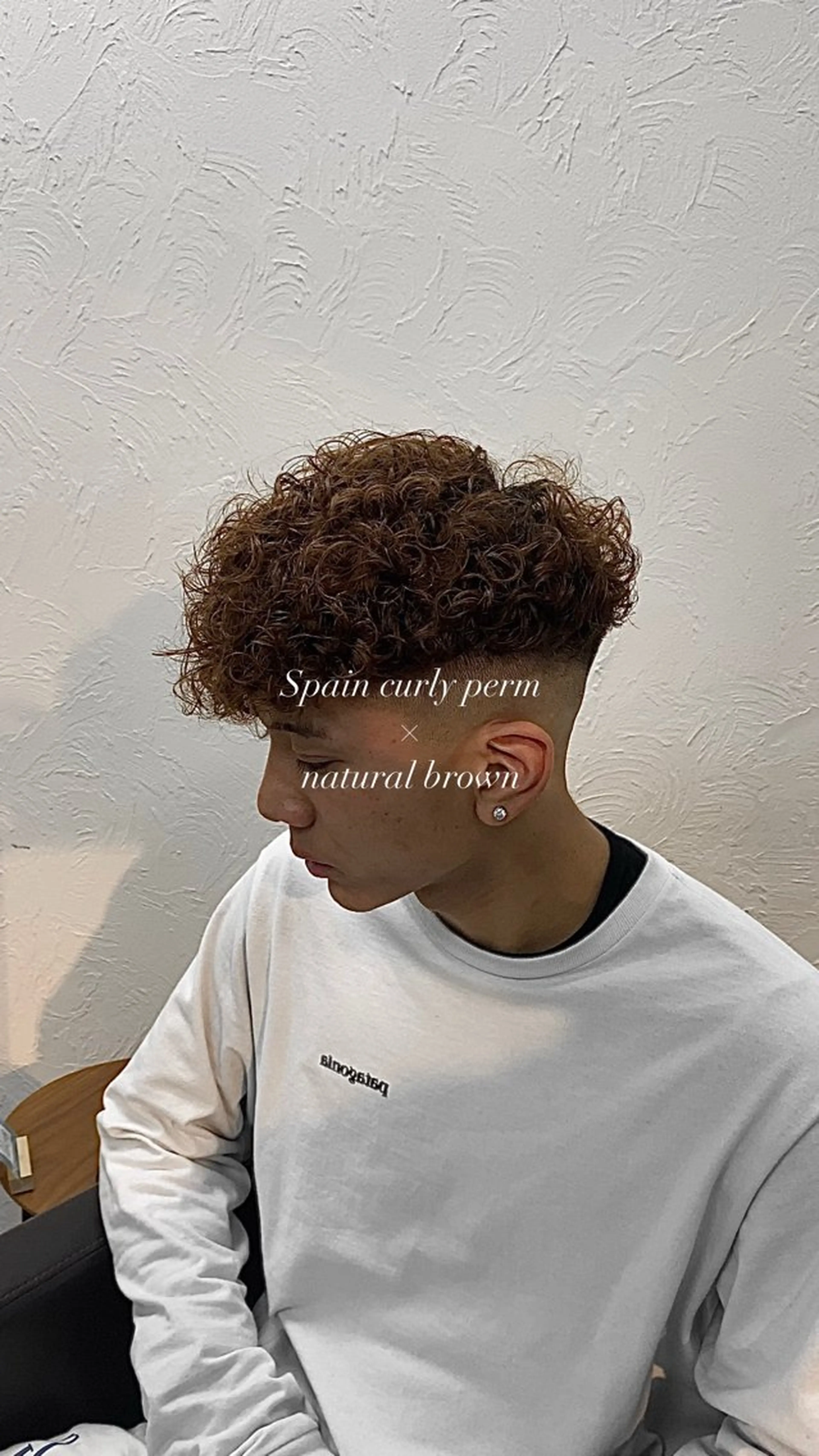 ショート カラー パーマ メンズ メンズブリーチ ブリーチ ブリーチなしカラー Fun +所属・👑カラーリスト👑 /石塚恒太郎のヘアスタイル