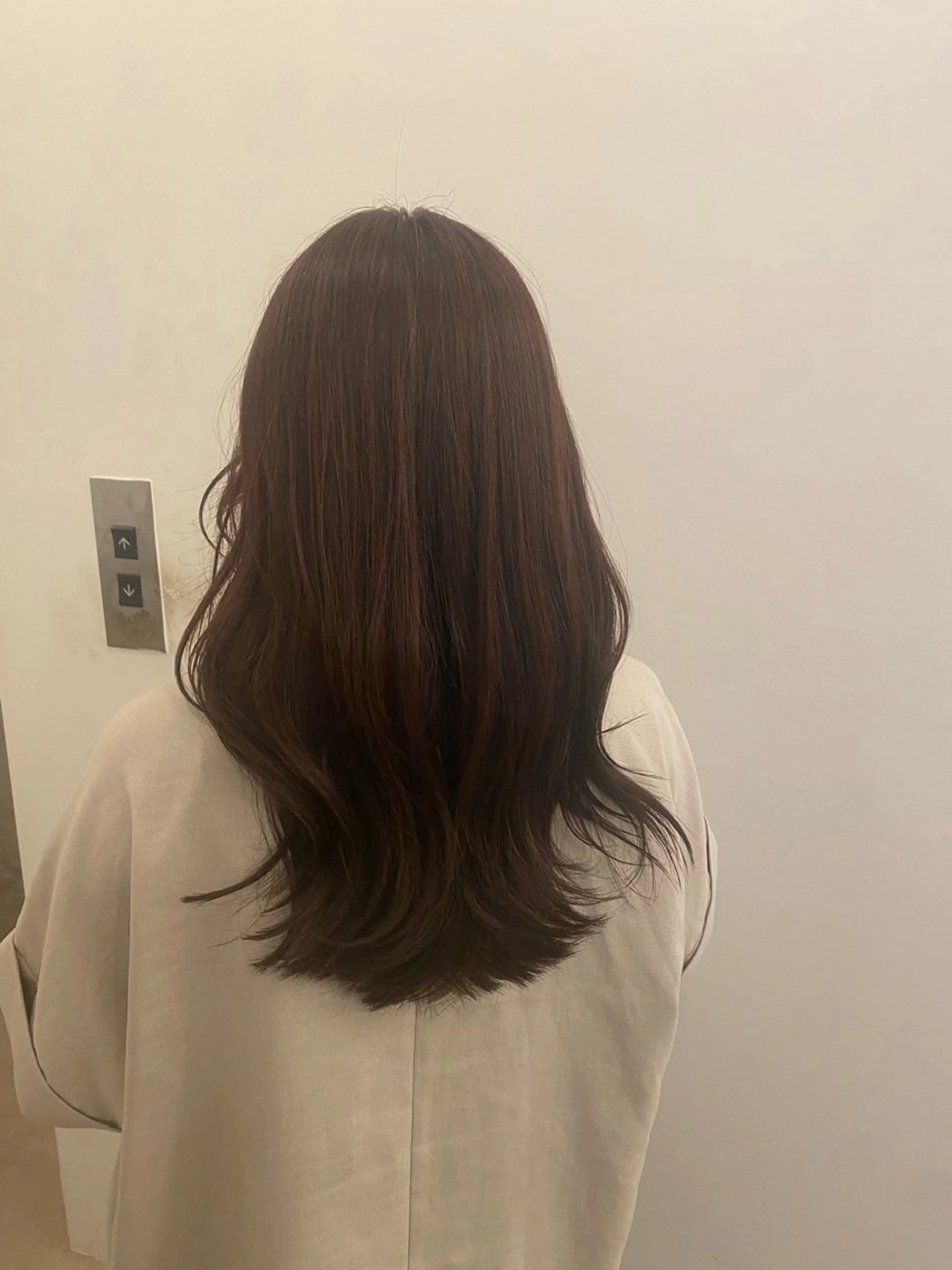 ロング カラー 髪質改善＆トリートメント over hair所沢店所属・韓国風/レイヤー/ 𝑵𝒂𝒏𝒂🩶のヘアスタイル
