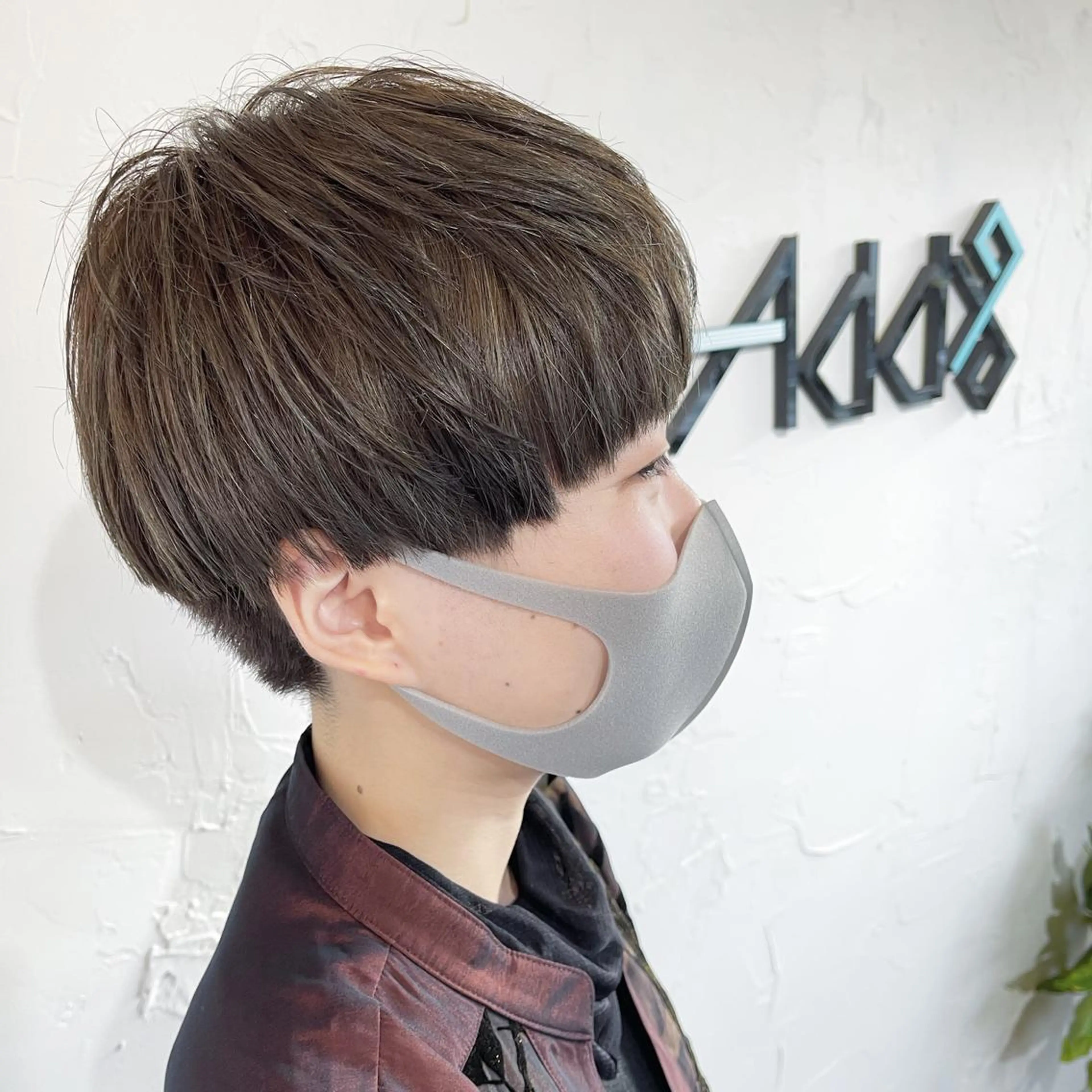 ショート カラー パーマ ヘアアレンジ インナーカラー メッシュ レイヤーカット ショートヘア トリートメント カット ヘアカラー トリートメント Add9 柳田健登のヘアスタイル