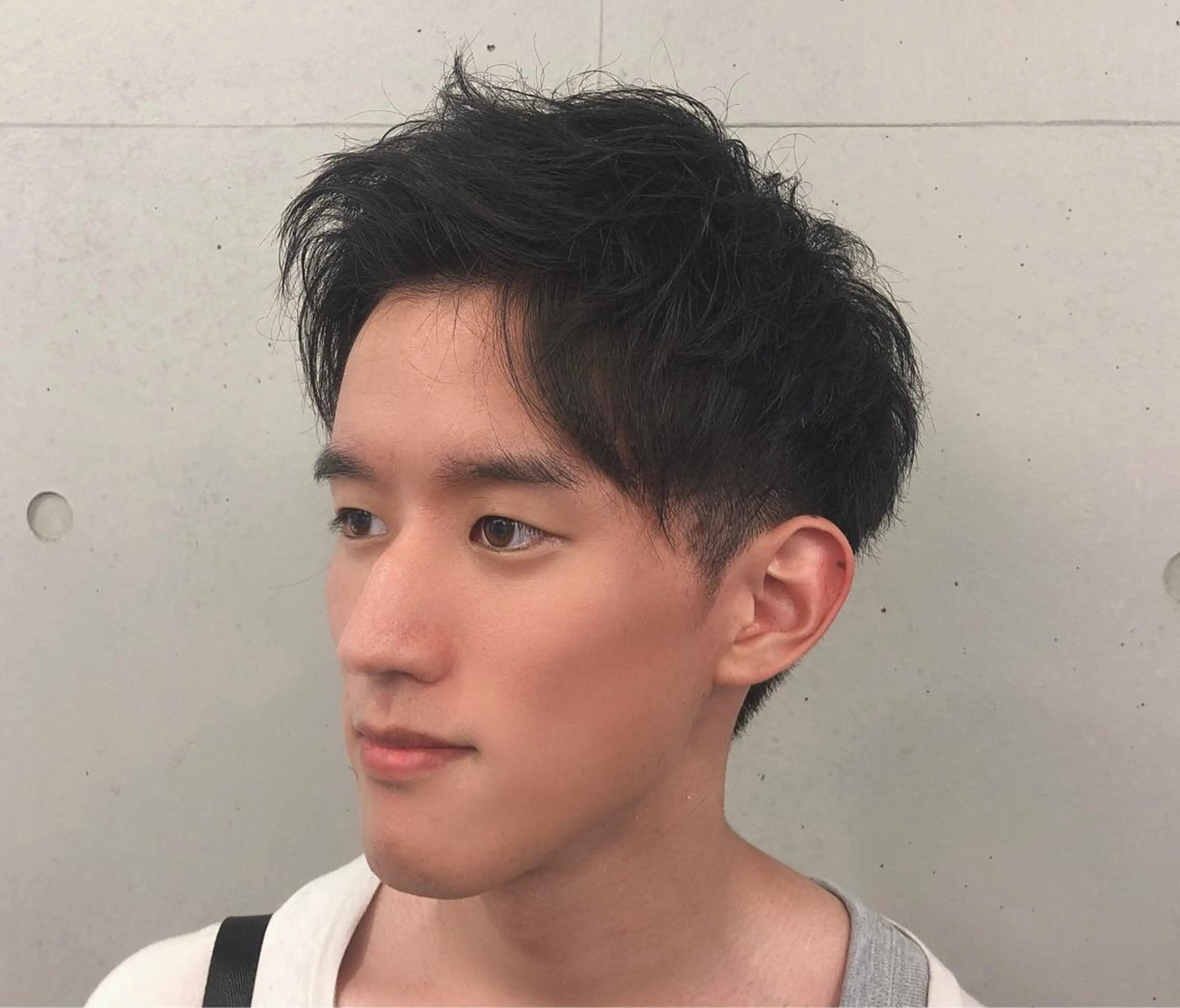 ショート メンズ アップバング メンズサロン/戸塚駅 東口3分/冨田大輝のヘアスタイル