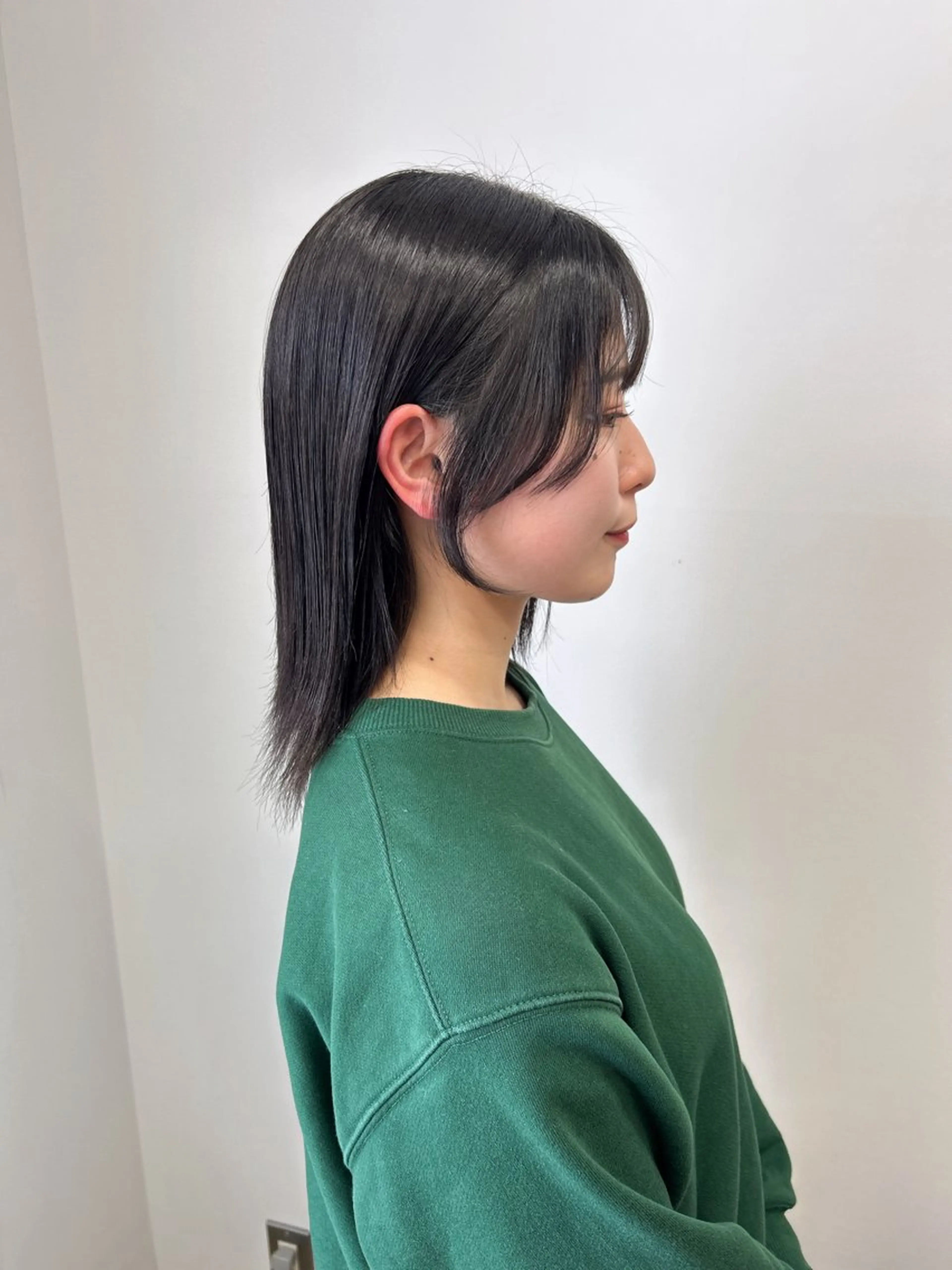 ミディアム カット 縮毛矯正 トリートメント 伶風/デザインカット /ボブ/透明感カラーのヘアスタイル