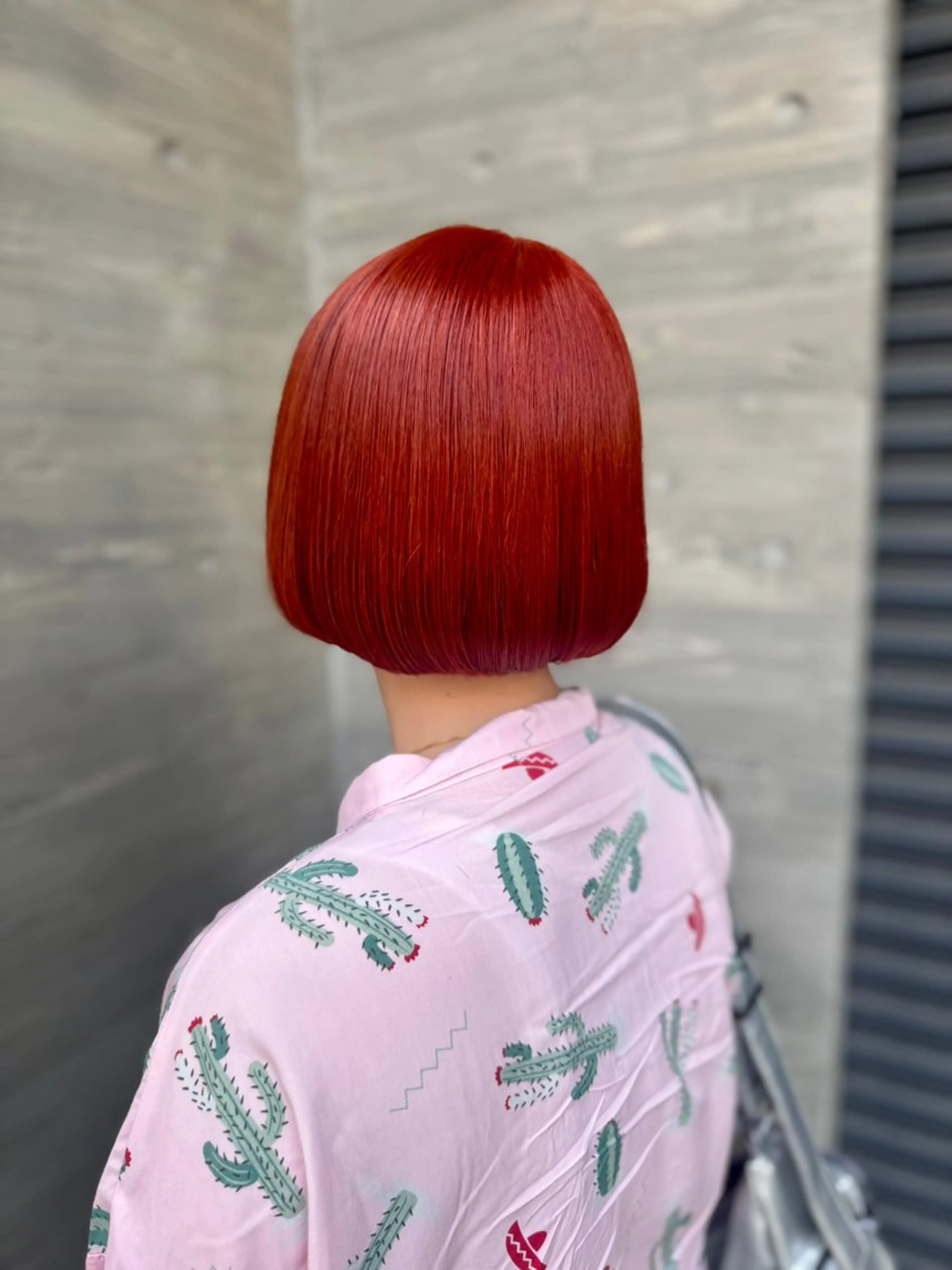 ショート カット ヘアカラー トリートメント YASU🍎CUT 赤系カラー/ヘアケアのヘアスタイル