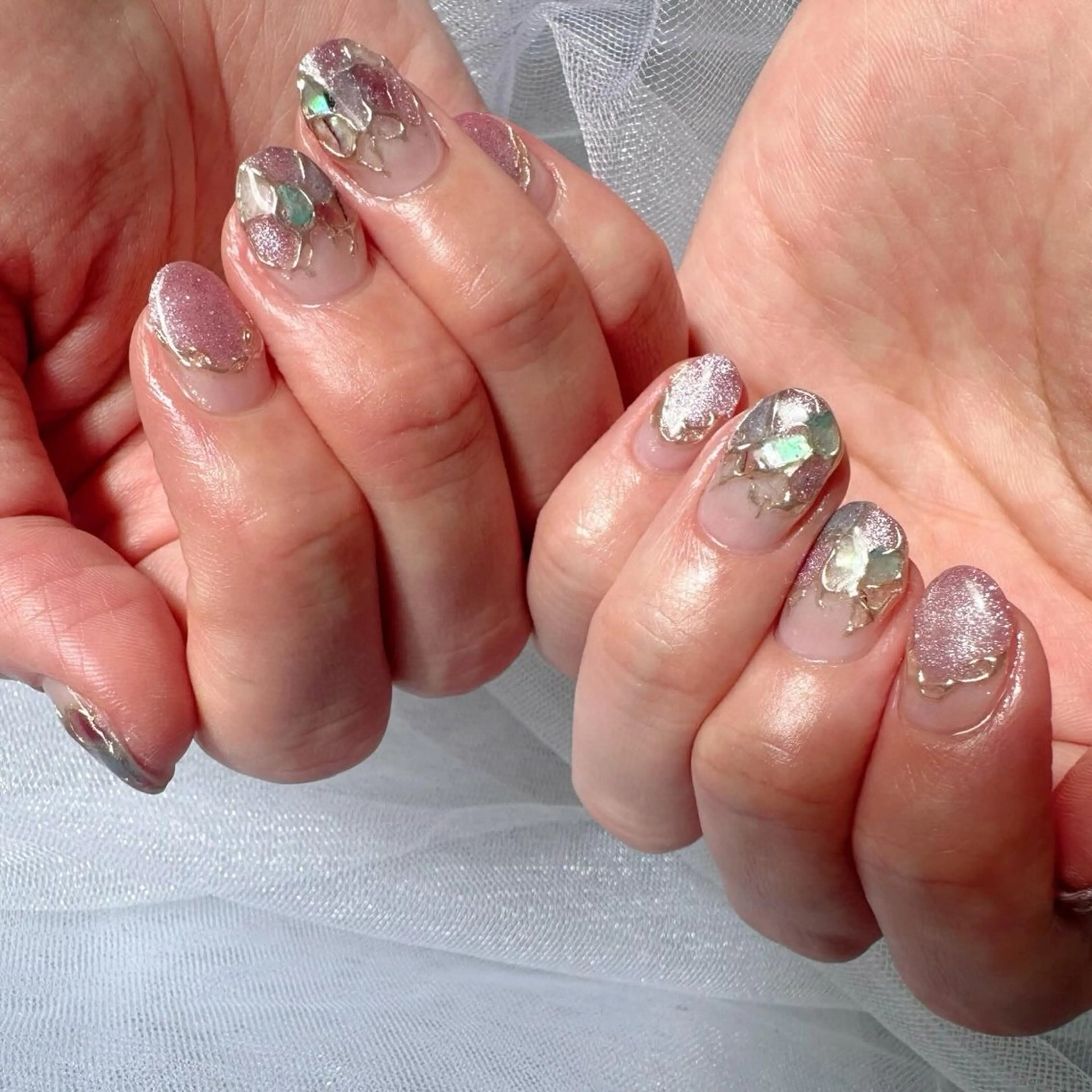 ネイル アートネイル クリアネイル フレンチネイル 氷ネイル・うるうるネイル キラキラネイル 🪞KAPE NAIL 🪞のネイルデザイン