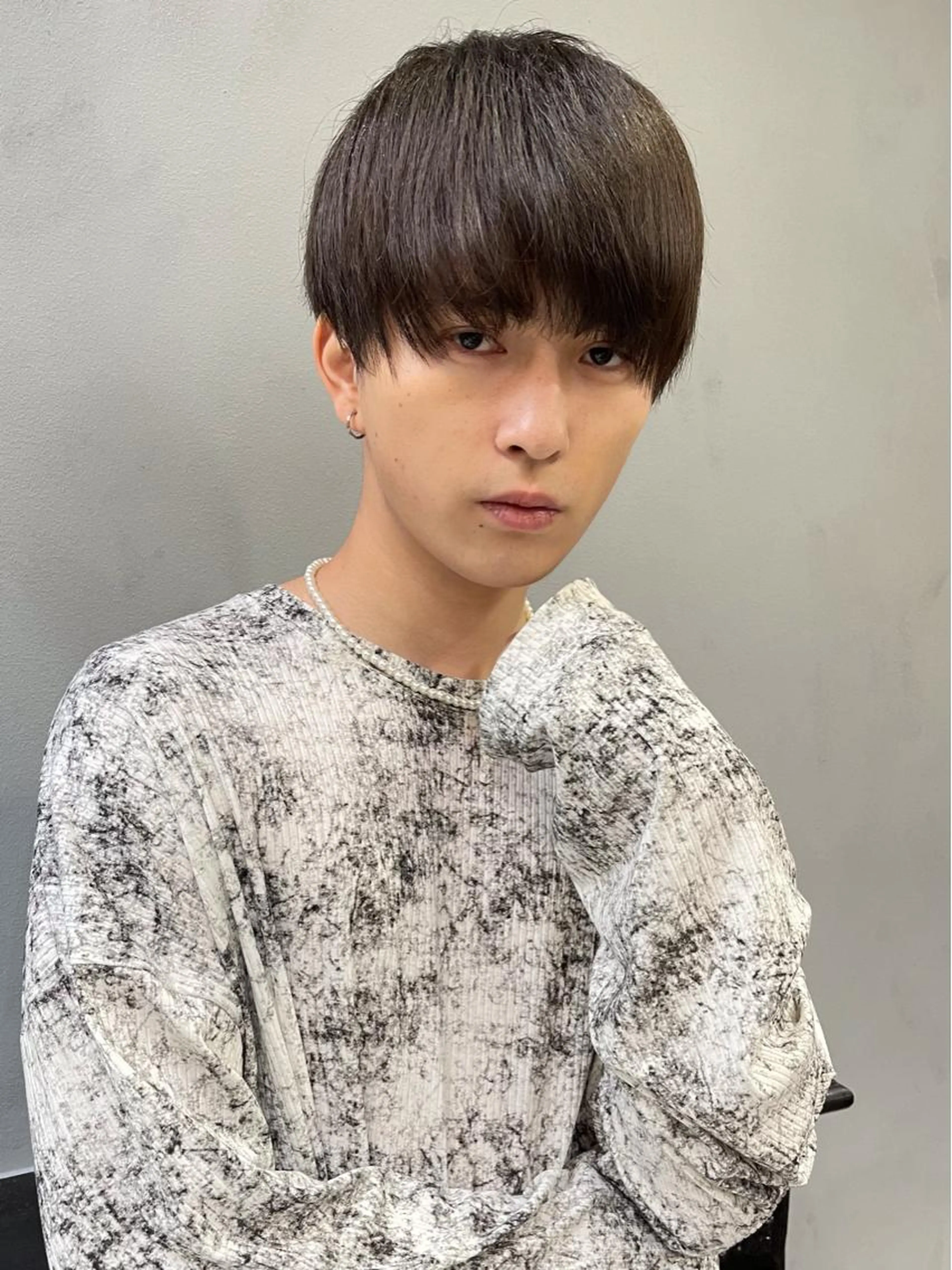 ⭐️ミニモ限定⭐️メンズカット＋前髪ストレートの写真