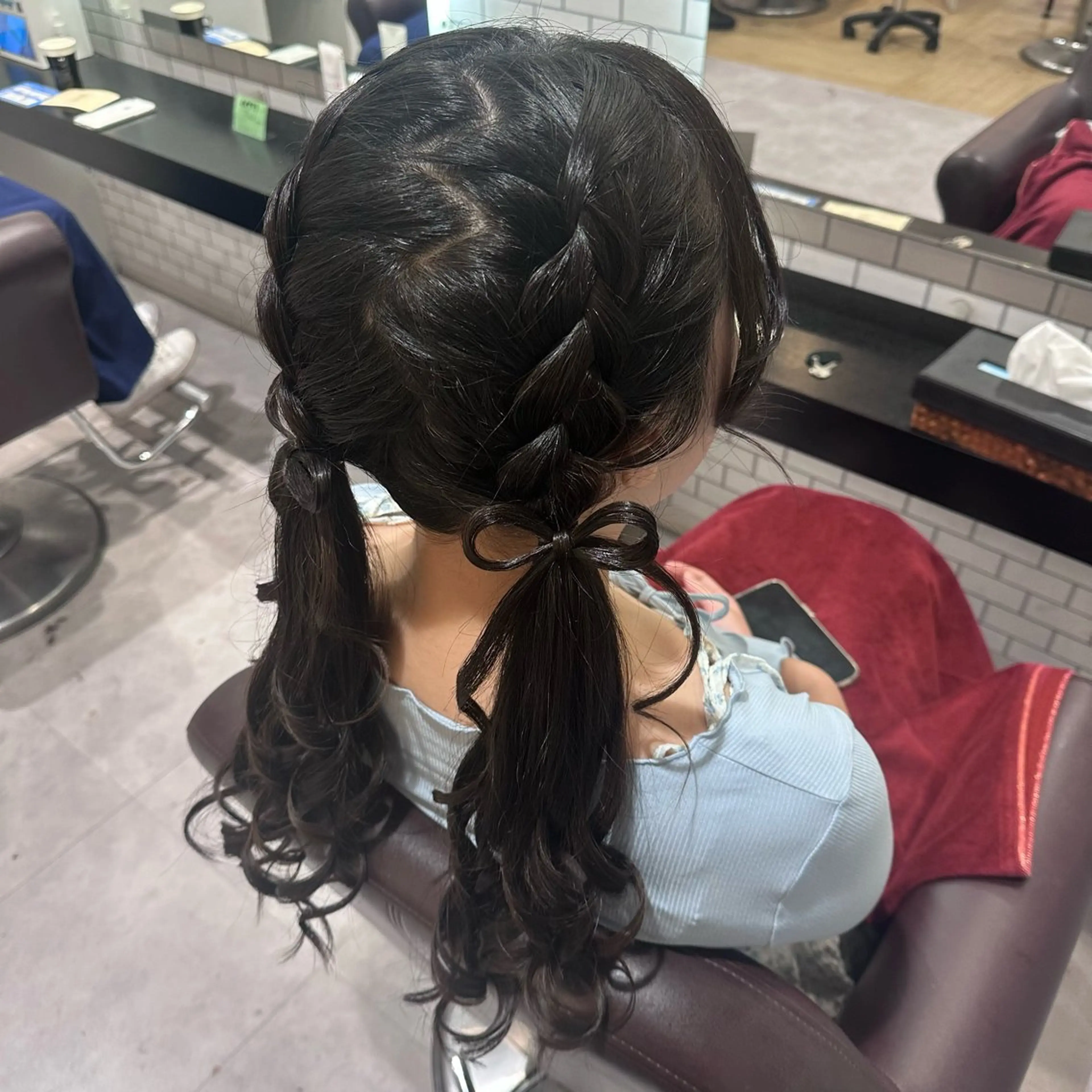 ロング ヘアセット 🎀ヘアアレンジ 🎀ななみのヘアスタイル