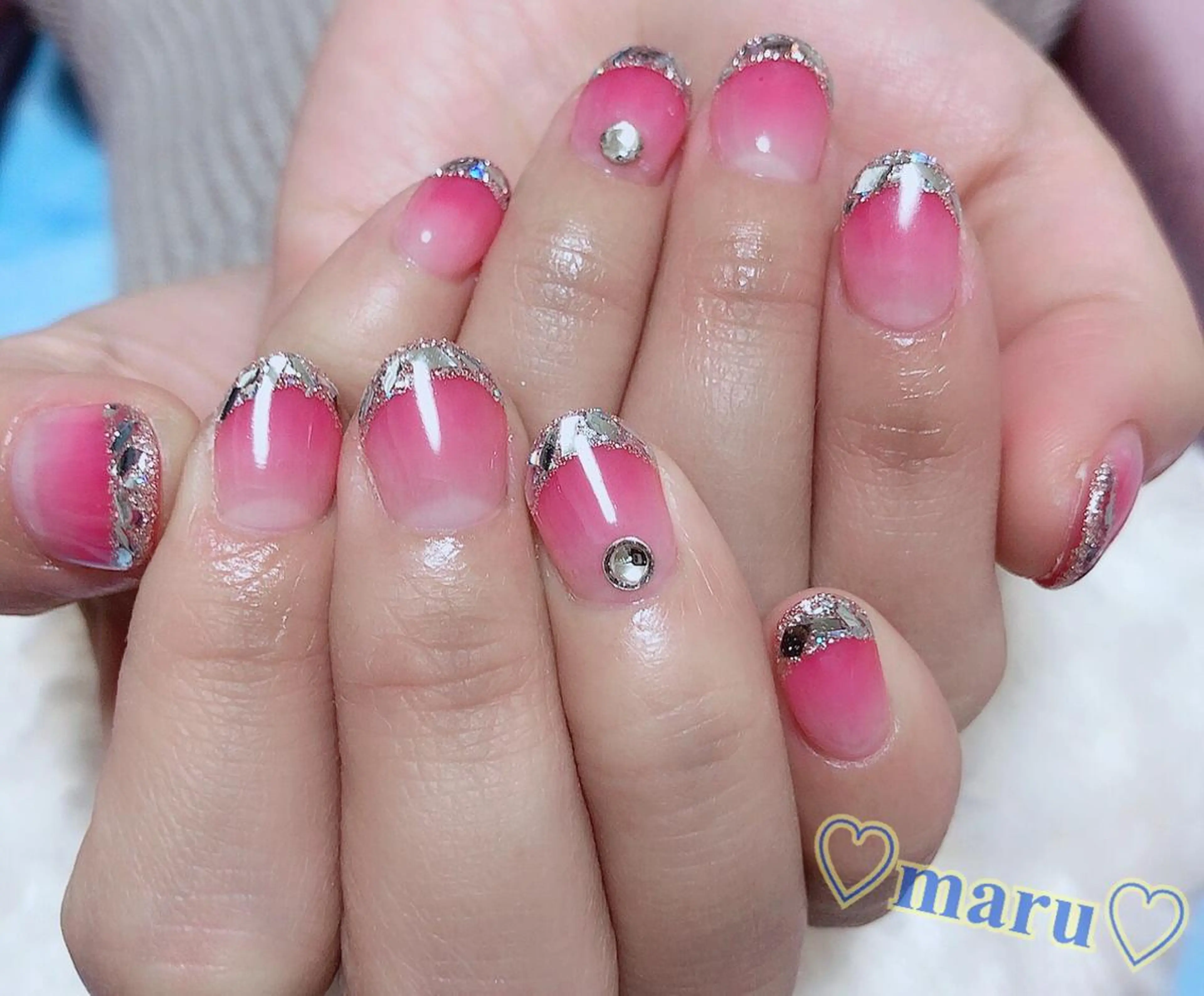 ネイル ハンドネイル フットネイル まるみ ♡のネイルデザイン