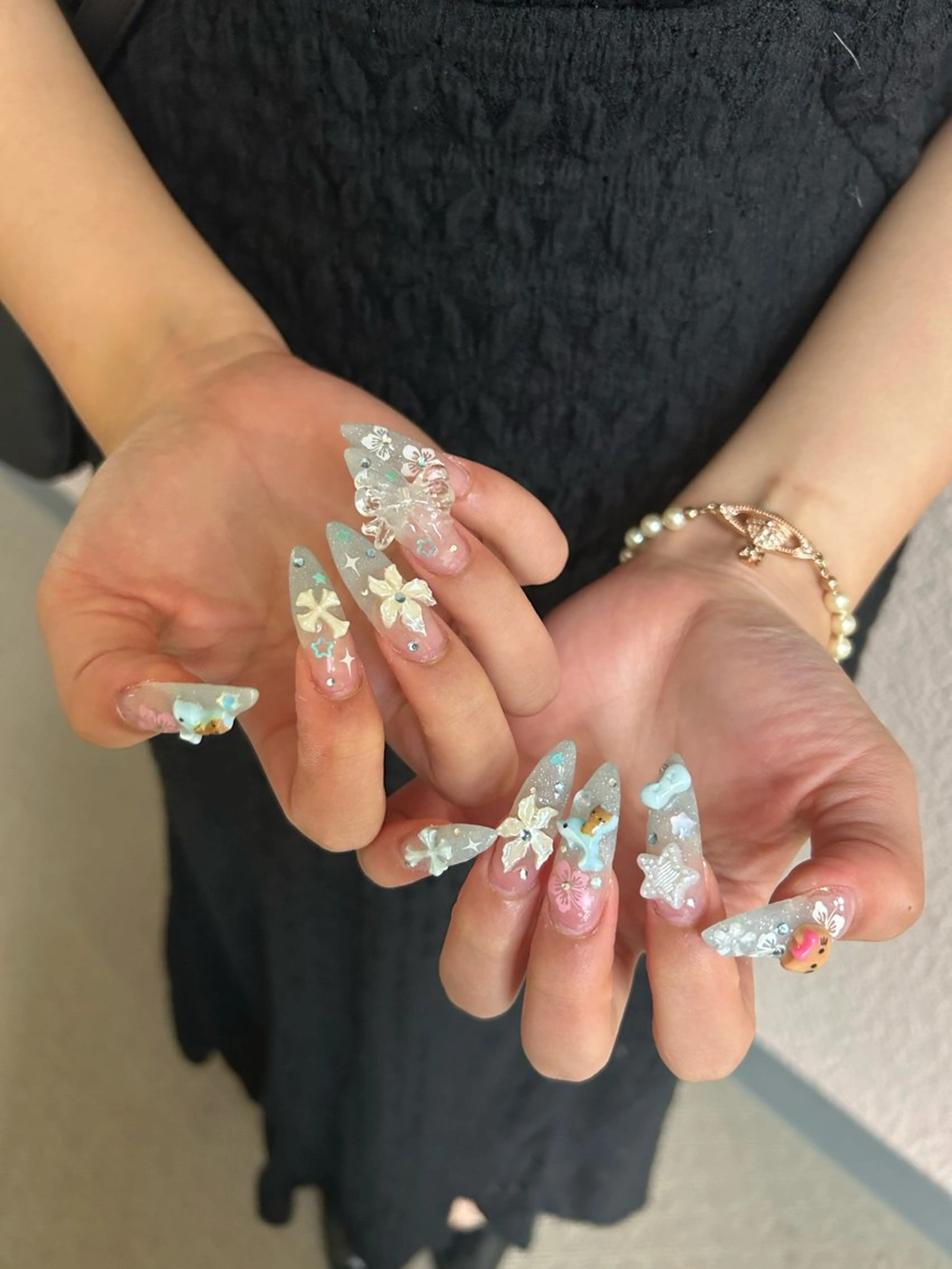 ネイル スカルプネイル k&knali☺︎☻ KAEDEのネイルデザイン