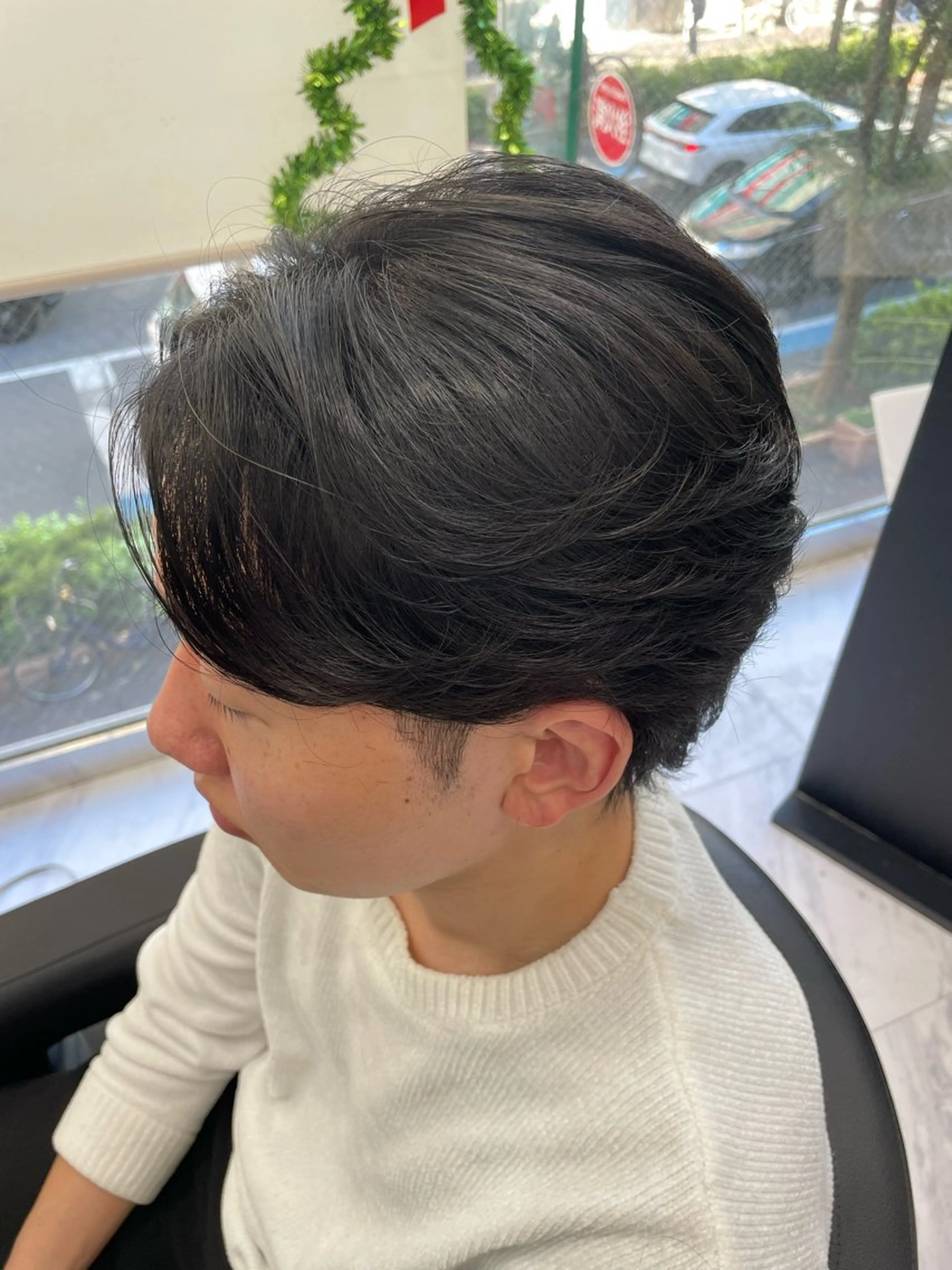 パーマ メンズ メンズパーマ デート ニュアンスパーマ 🐥くまがい💛 ダブルカラー／パーマのヘアスタイル