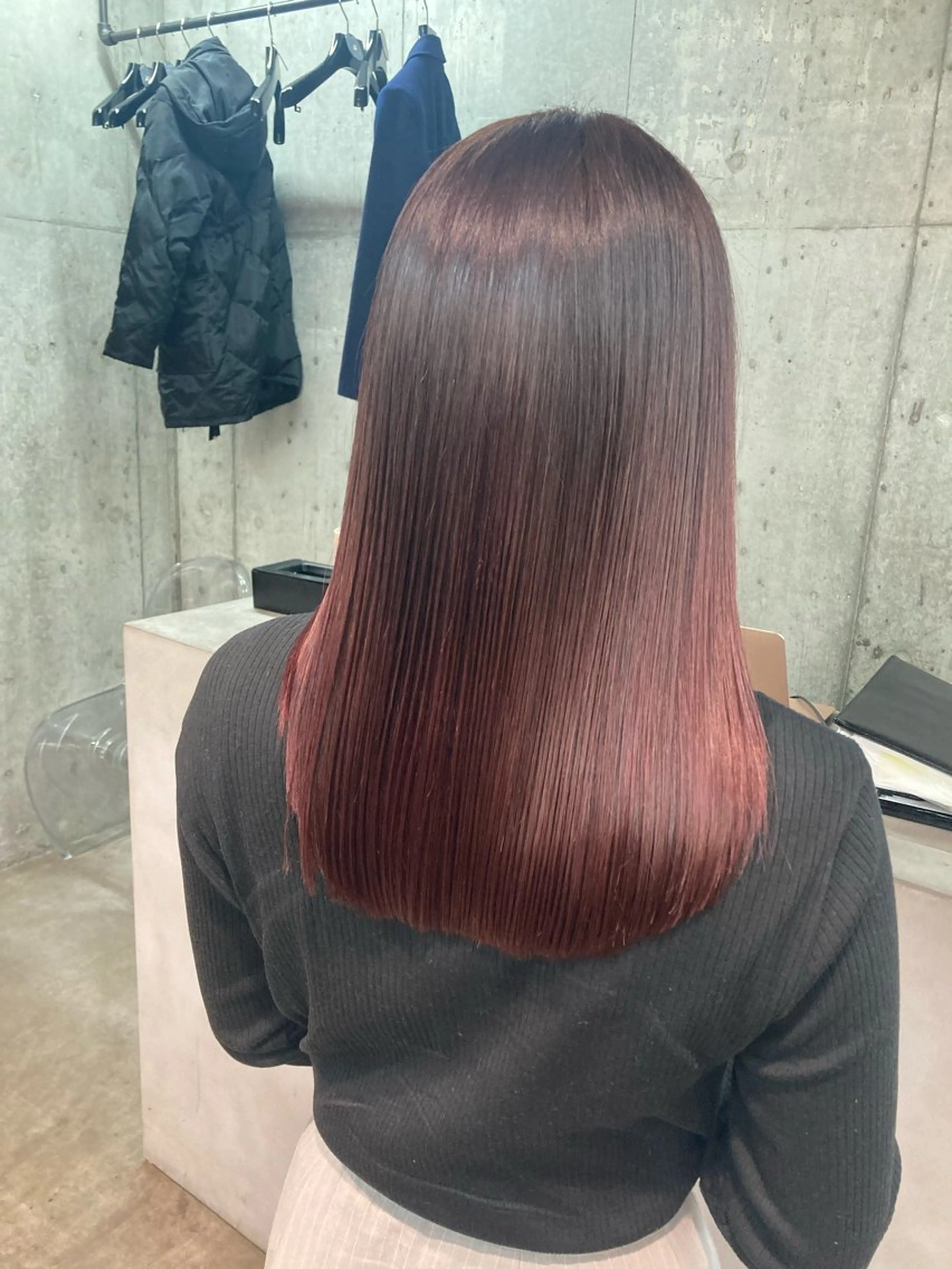 ミディアム カラー ✨最安値✨エクステ カラー🌼つきな🌼のヘアスタイル