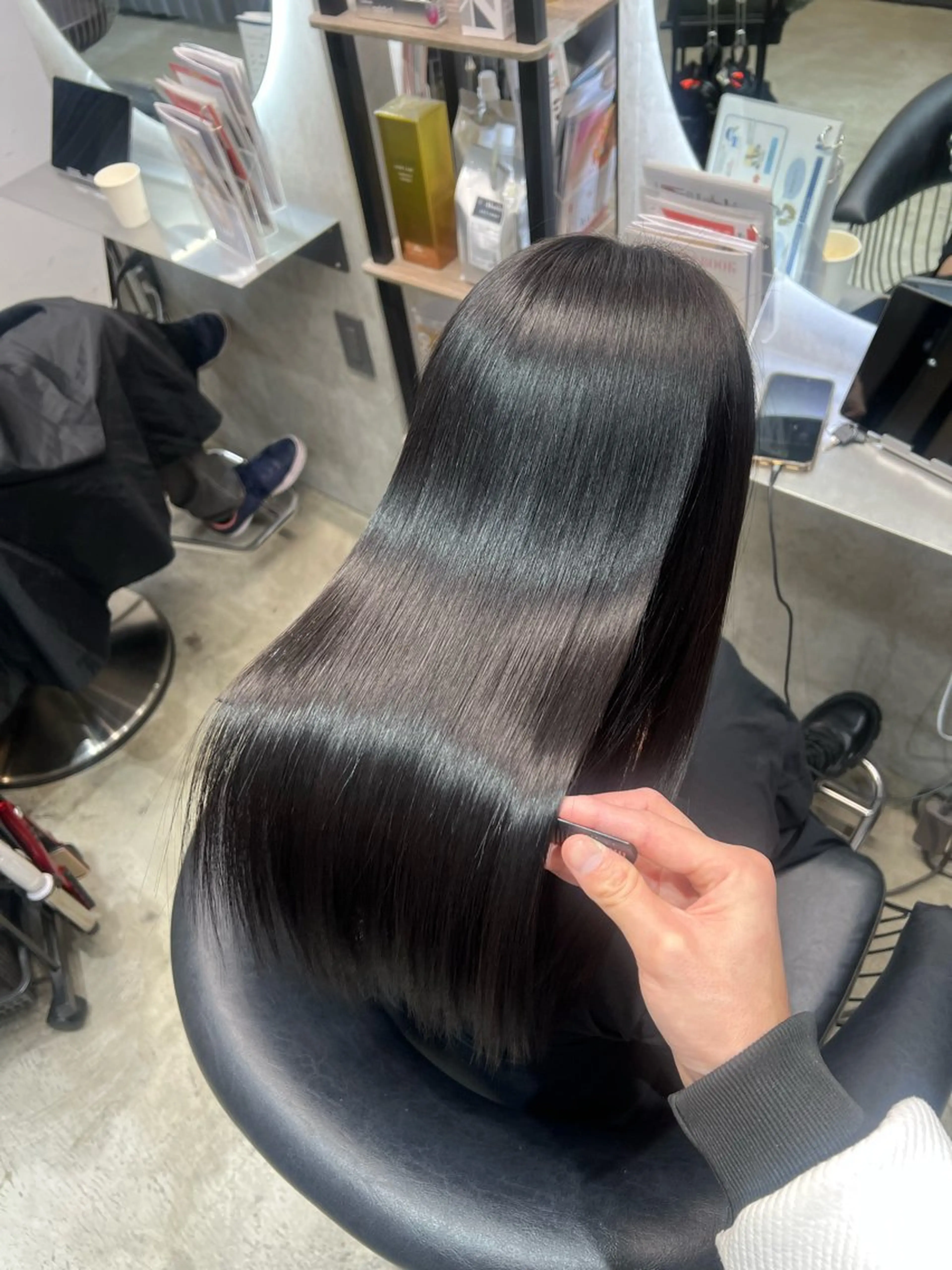 ロング カラー カット ヘアカラー トリートメント etora 渋谷所属・ワンホンヘア🇨🇳 髪質改善/itaruのヘアスタイル